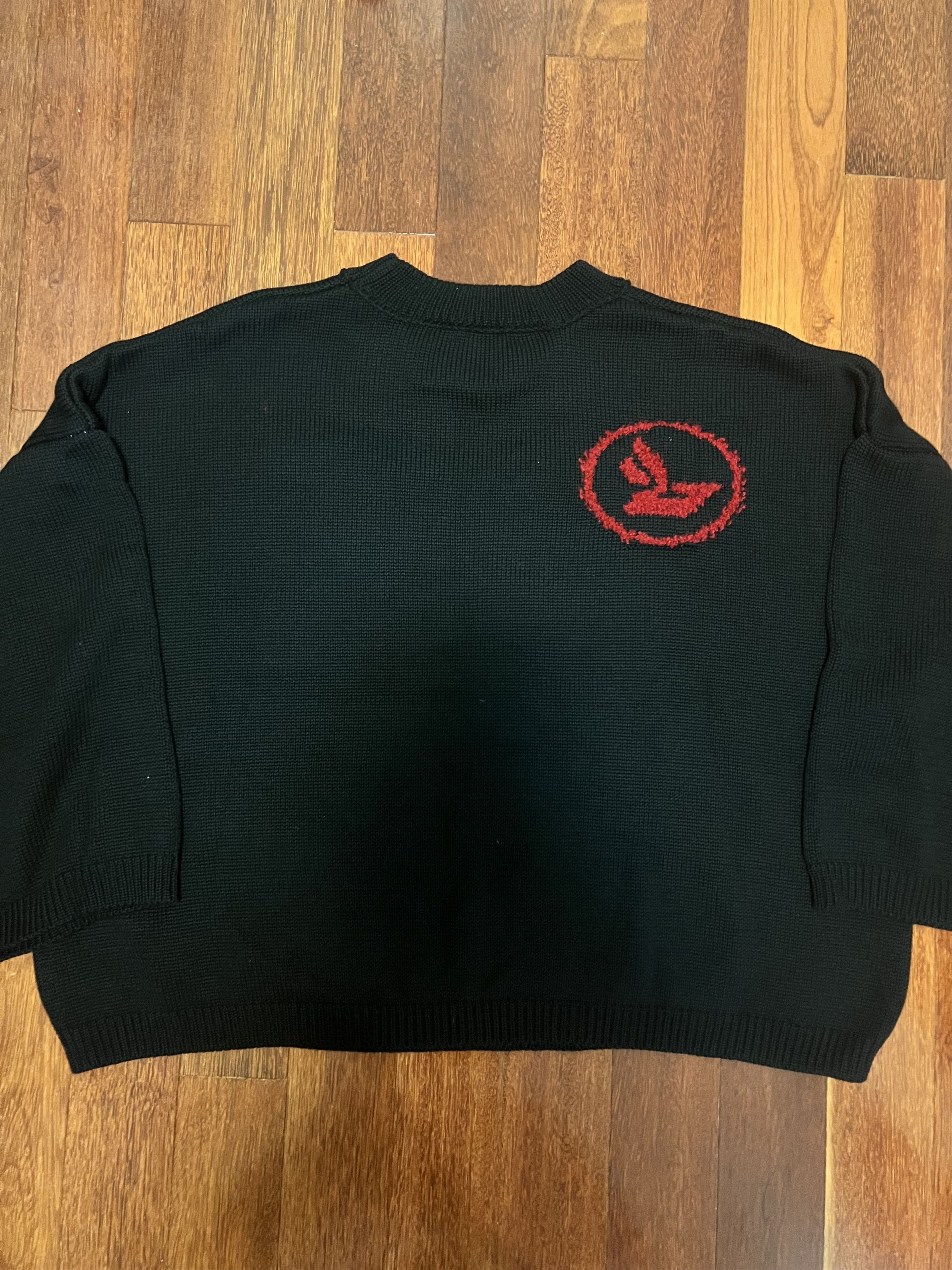 Gleb Kostin Solutions 💚 Gleb Kostin Solutions Bjork Debut Knit Black X-Large NEW Size US XL / EU 56 / 4 - 5 Thumbnail