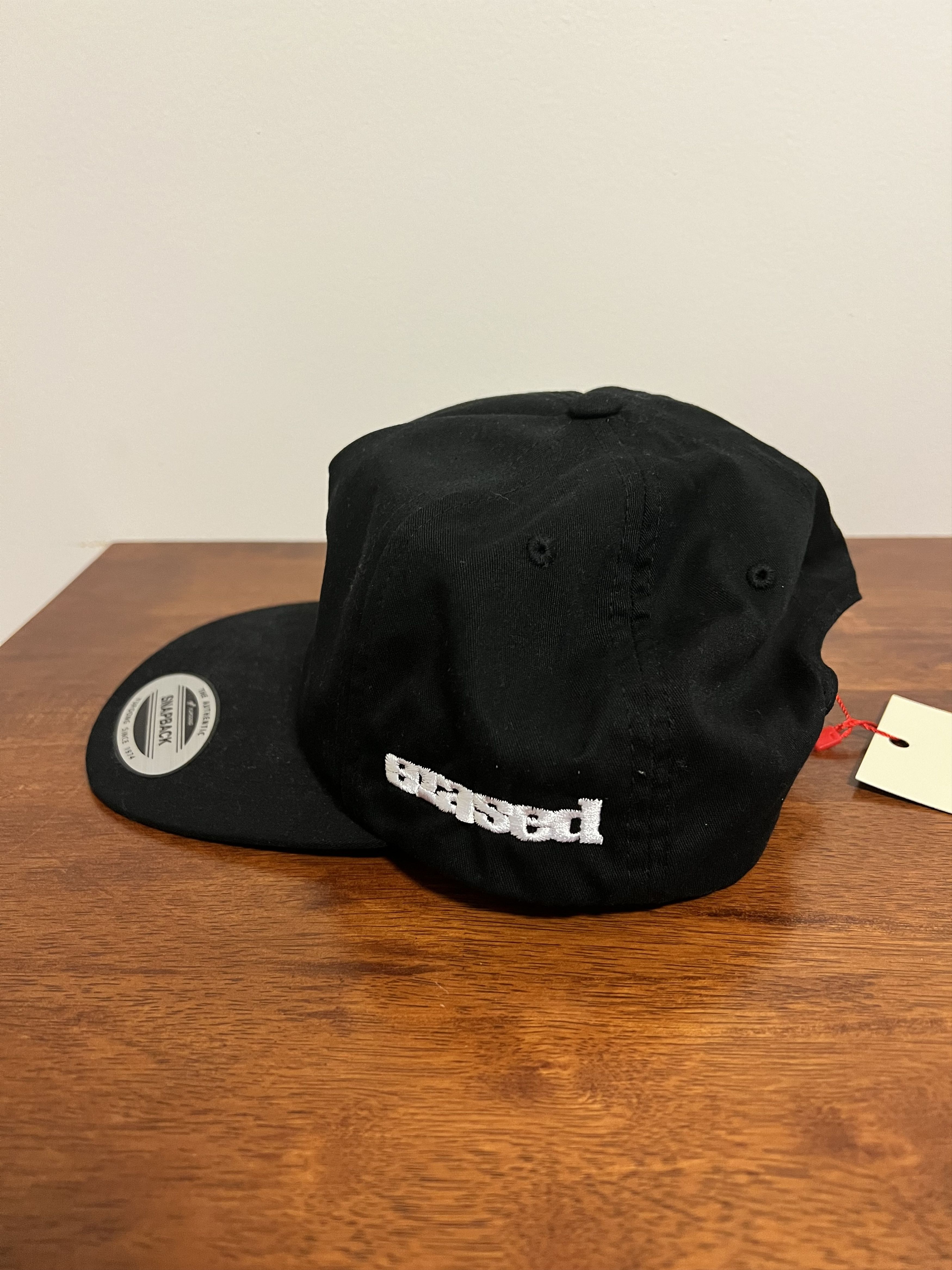 Erased Project 💚 1/400 Erased Project Logo Hat Black Size ONE SIZE - 2 Thumbnail