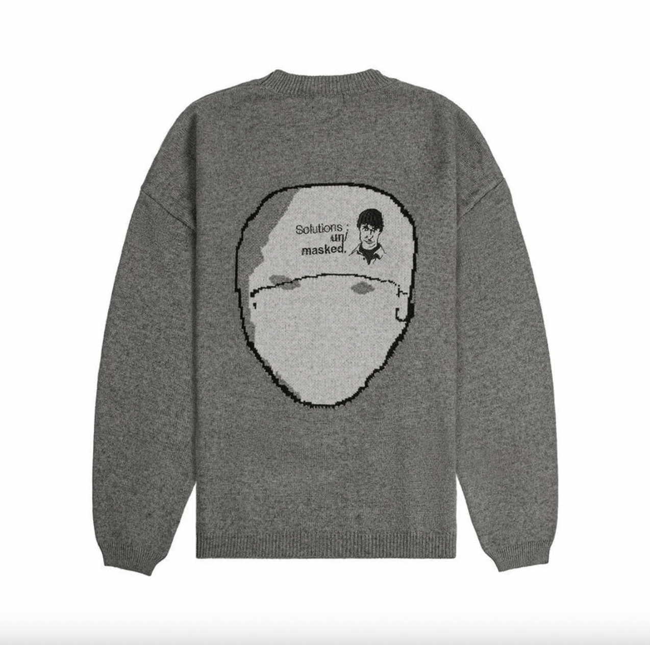 Gleb Kostin Solutions 💚 SS20 Gleb Kostin Solutions Aphex Twin Knit Grey Large NEW Size US L / EU 52-54 / 3 - 2 Thumbnail