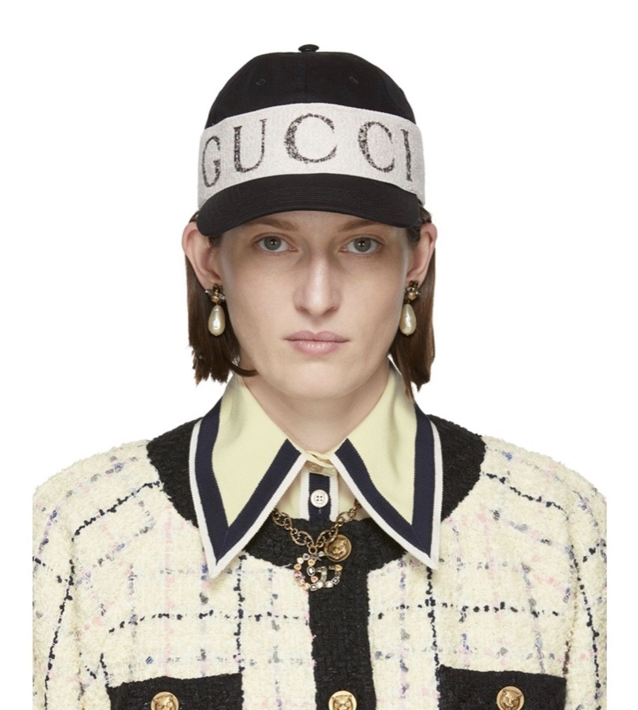 Gucci Gucci Logo Band Hat Size ONE SIZE - 5 Thumbnail