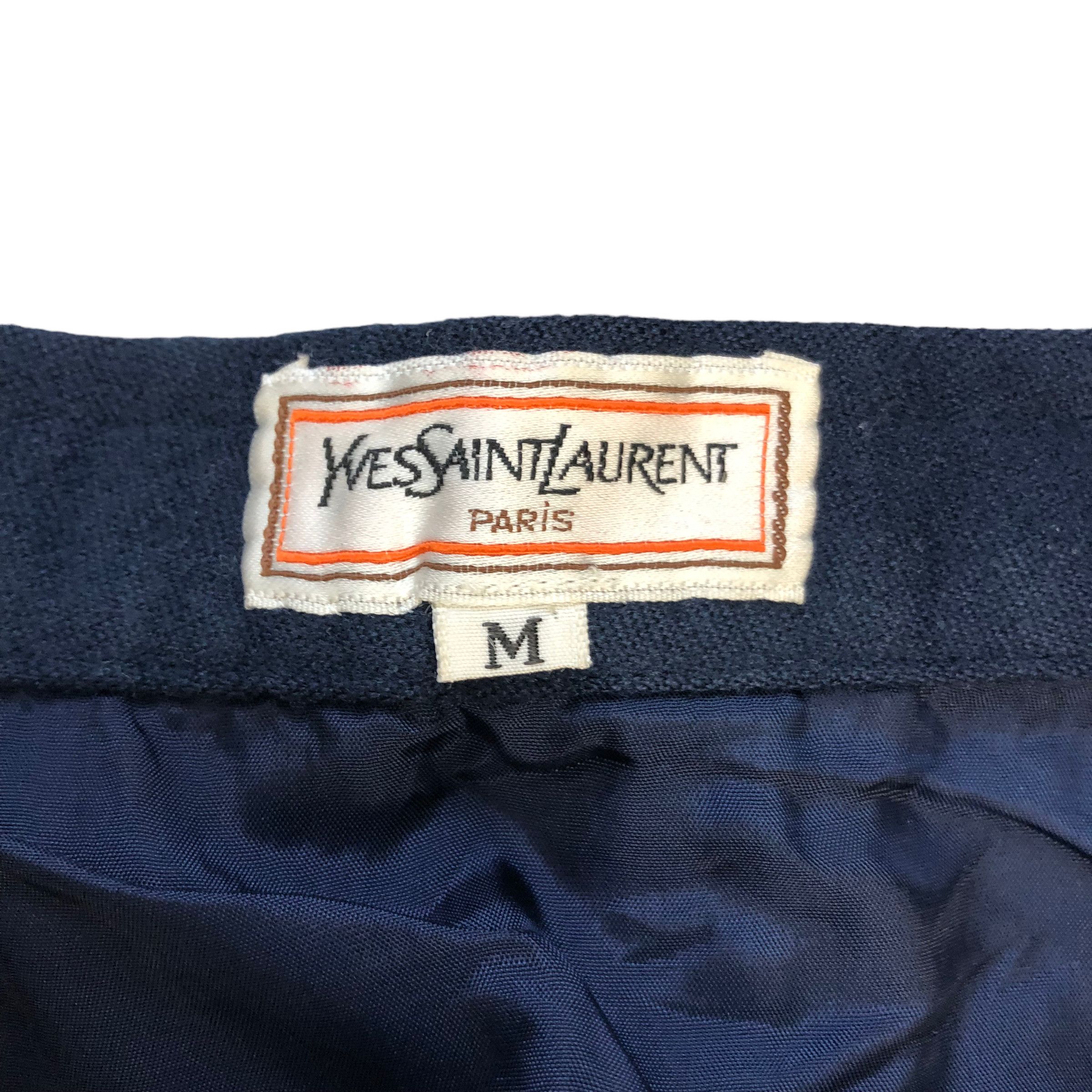 Yves Saint Laurent VINTAGE YSL MINI SKIRTS #7042-106 Size 24" / US 00 / IT 34 - 6 Thumbnail