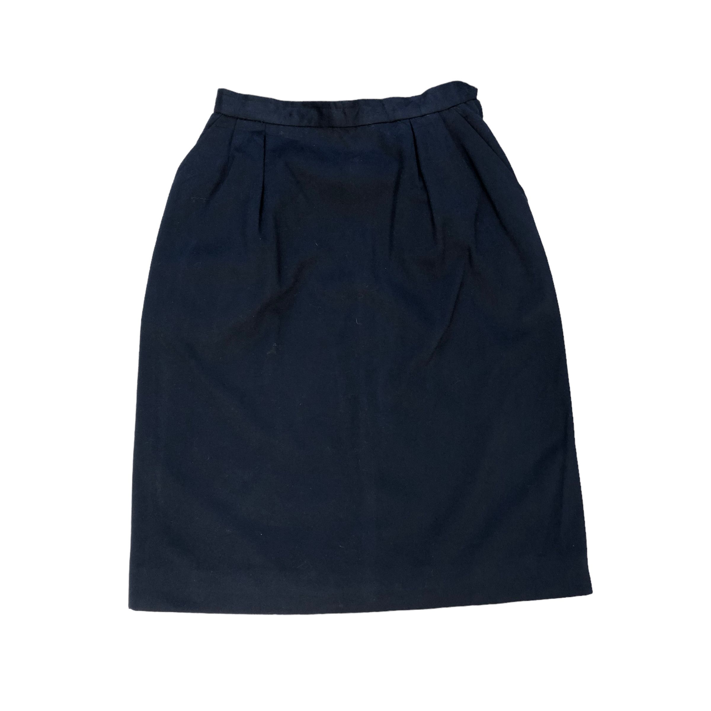 image of Designer Vintage YSL Mini Skirts 7042-106 in Navy, Women's (Size 24)