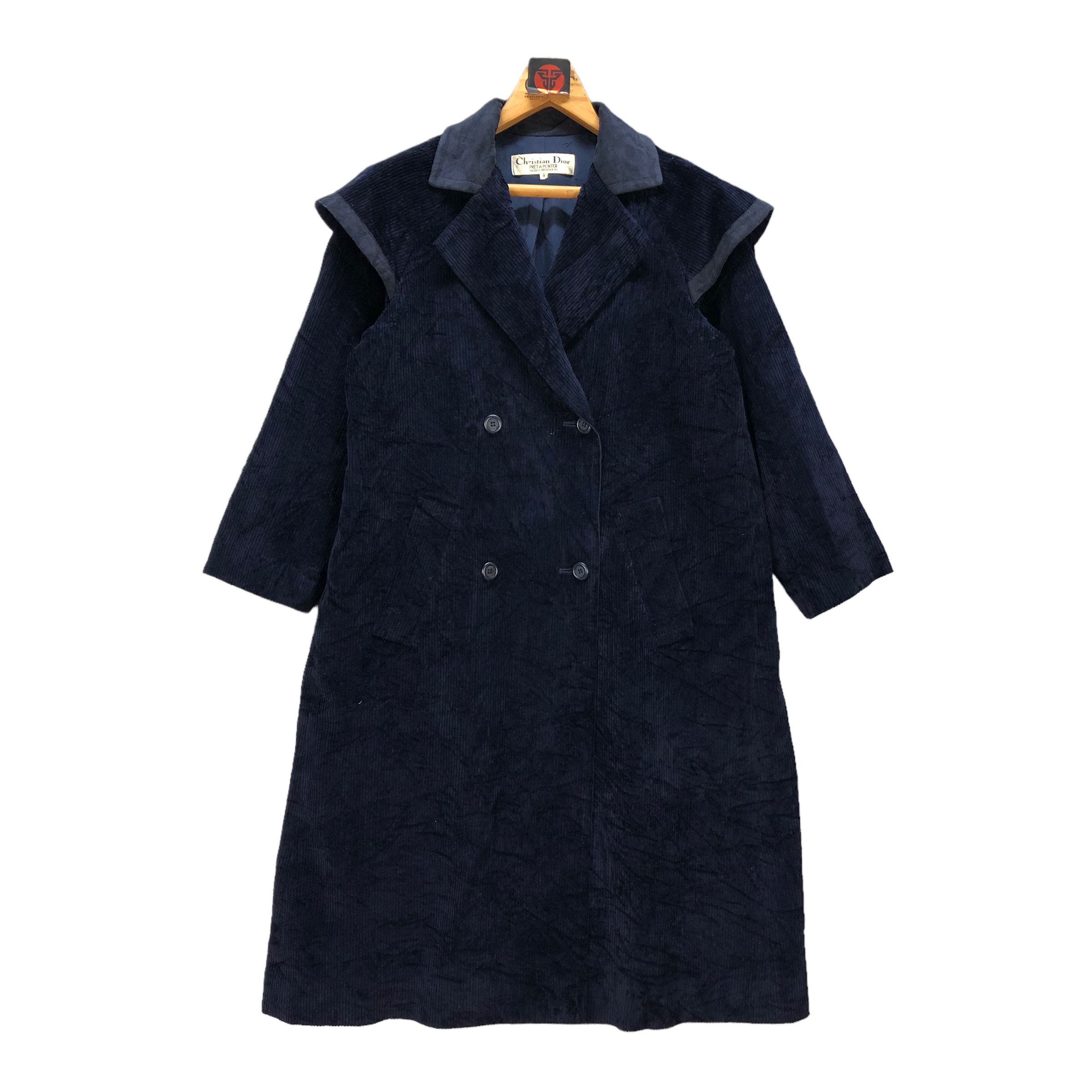 Christian Dior Monsieur RARE CHRISTIAN DIOR CORDUROY OVERCOAT #7007-105 Size M / US 6-8 / IT 42-44 - 1 Thumbnail