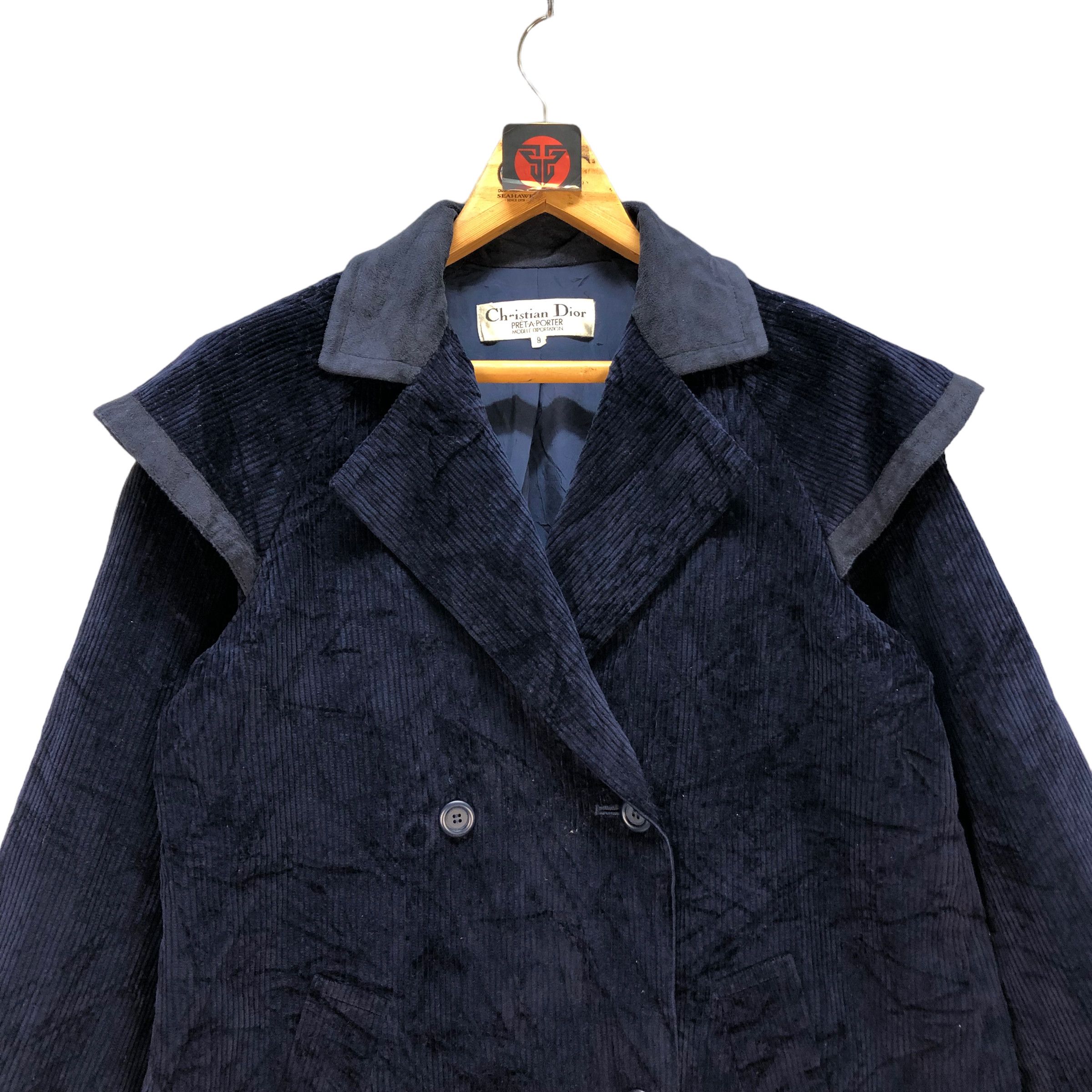 Christian Dior Monsieur RARE CHRISTIAN DIOR CORDUROY OVERCOAT #7007-105 Size M / US 6-8 / IT 42-44 - 2 Thumbnail