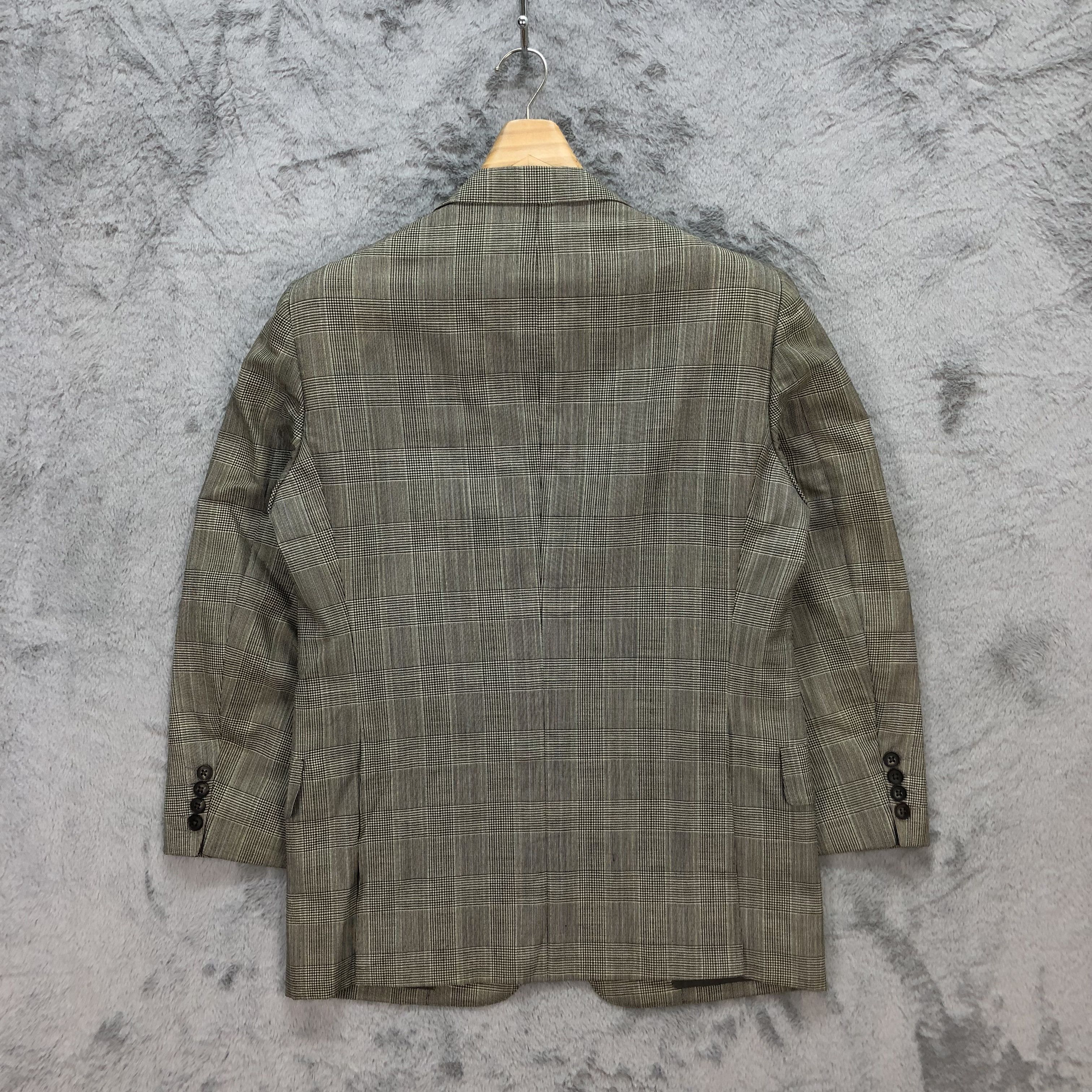Burberry BURBERRYS WOOL&MOHAIR CLASSIC CHECKED SUITS JACKET #5543-196 Size 38R - 10 Thumbnail
