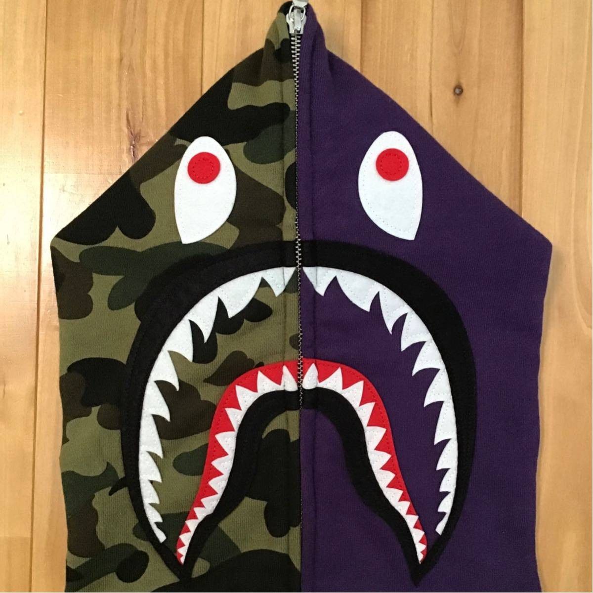 Bape BAPE camo crazy color Shark full zip hoodie Size US M / EU 48-50 / 2 - 2 Thumbnail