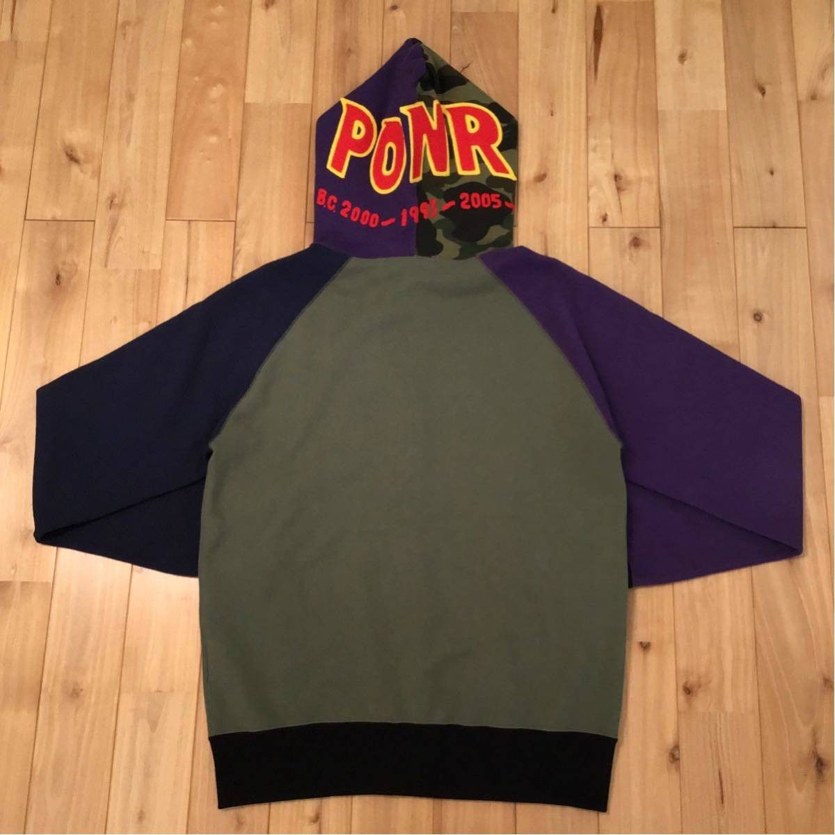Bape BAPE camo crazy color Shark full zip hoodie Size US M / EU 48-50 / 2 - 5 Thumbnail