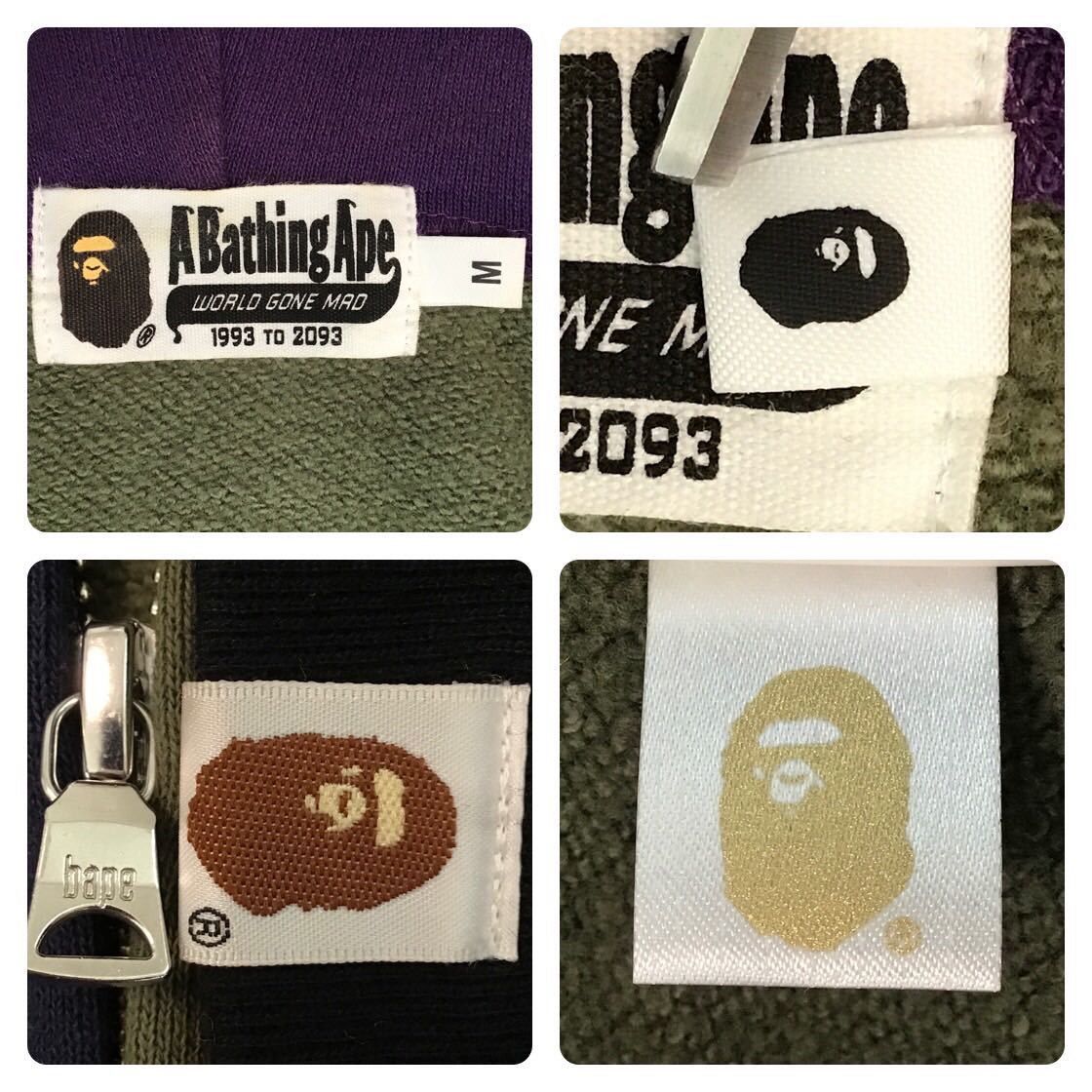 Bape BAPE camo crazy color Shark full zip hoodie Size US M / EU 48-50 / 2 - 7 Thumbnail