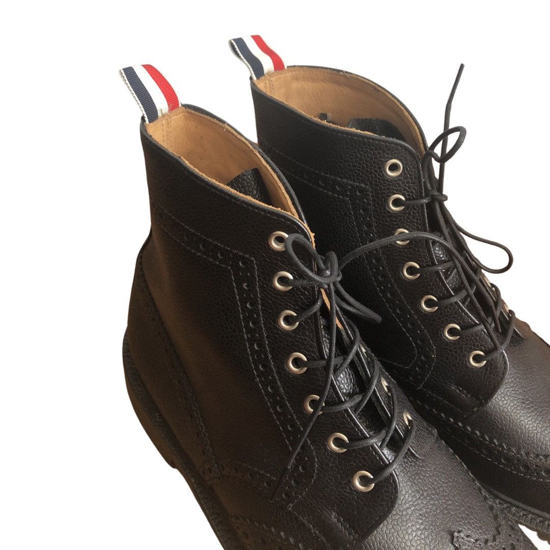Thom Browne THOM BROWNE CLASSIC BROGUE BOOTS Size US 11 / EU 44 - 2 Thumbnail