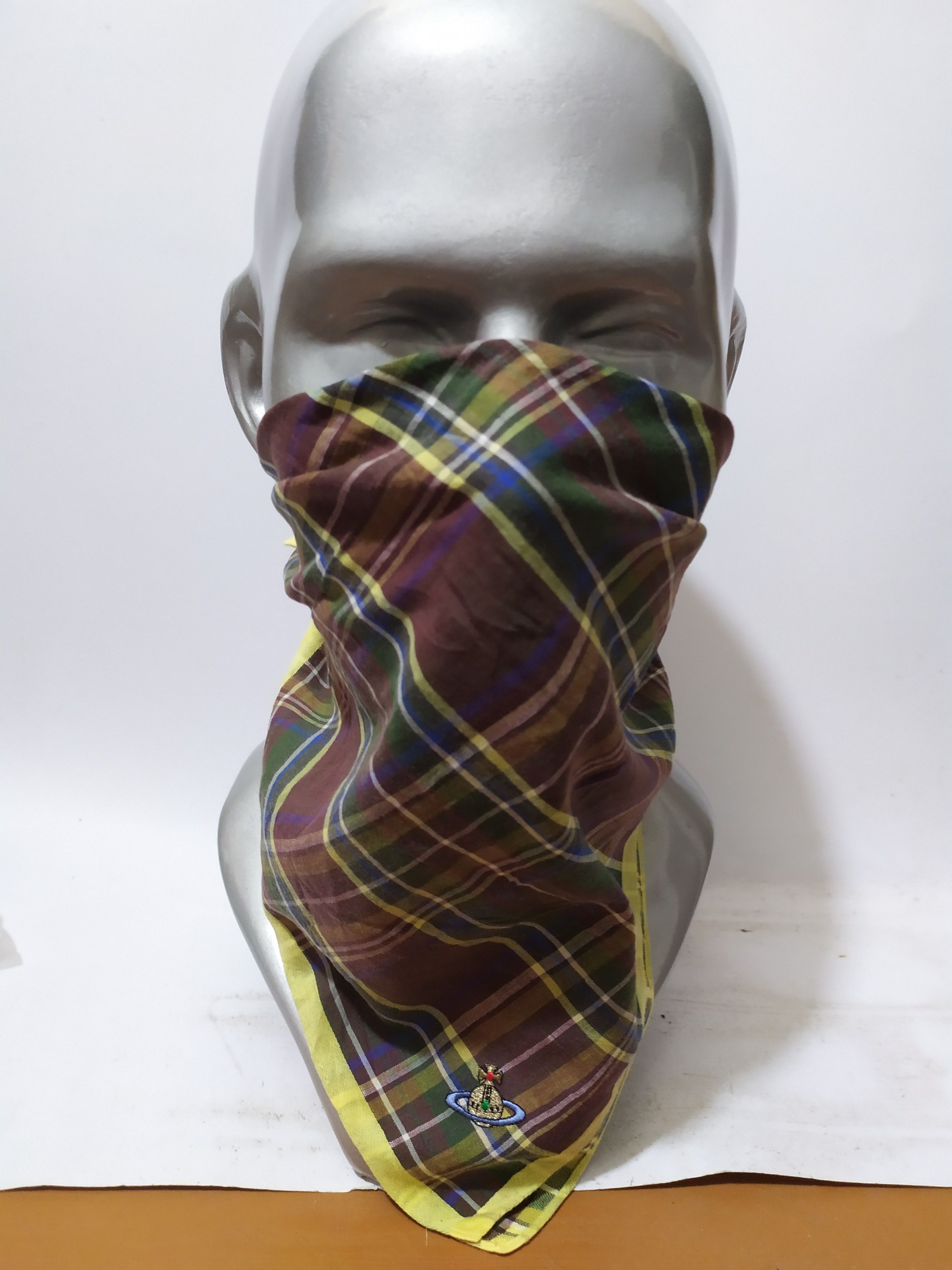 Vivienne Westwood Vivienne Westwood Orb Logo Handkerchief/Headband/Masked Size ONE SIZE - 6 Thumbnail