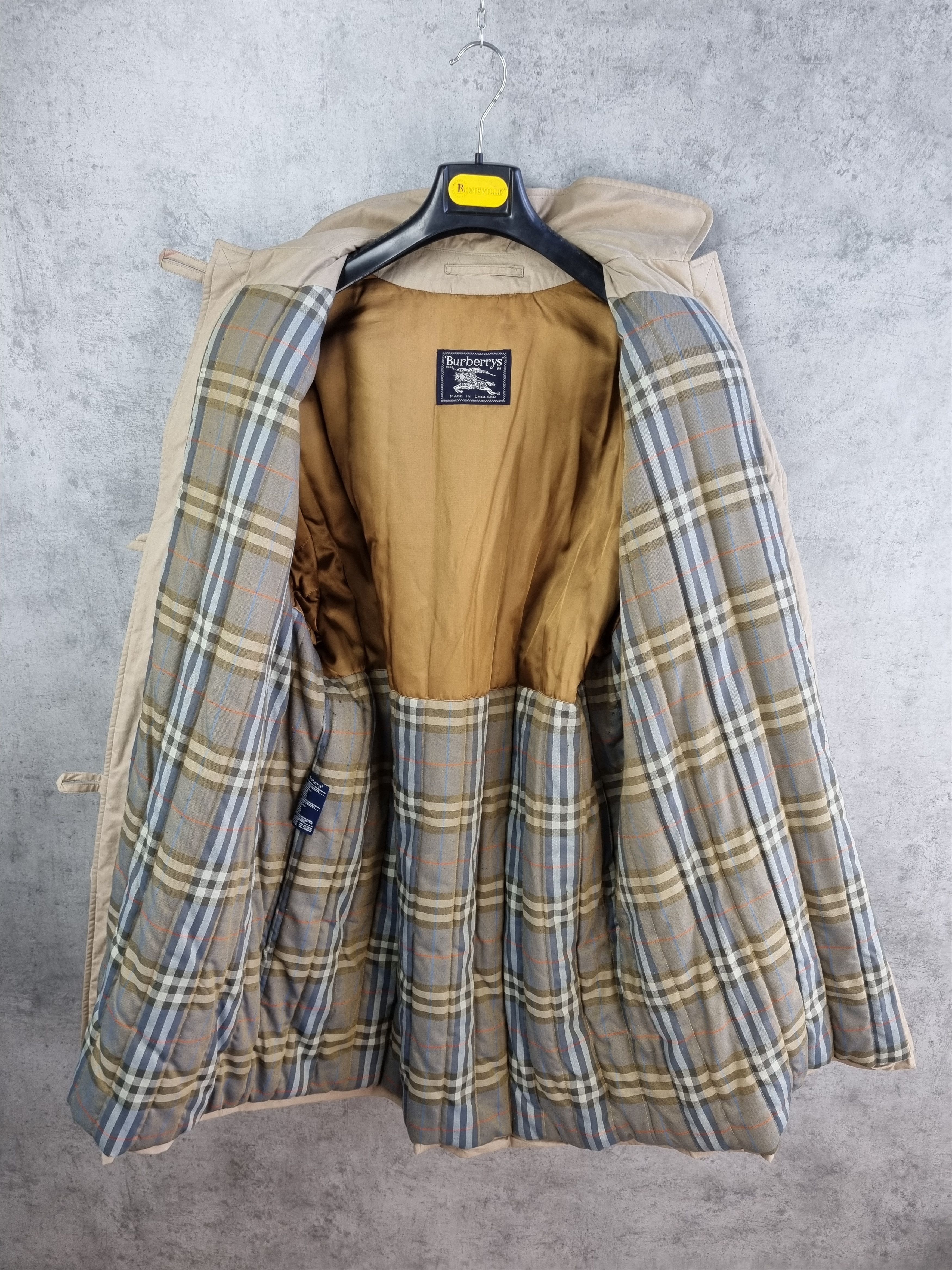 Burberry × Burberry Prorsum × Vintage 90s Burberrys London Duffle Coat Heavy Hooded Trench Size US XL / EU 56 / 4 - 5 Thumbnail