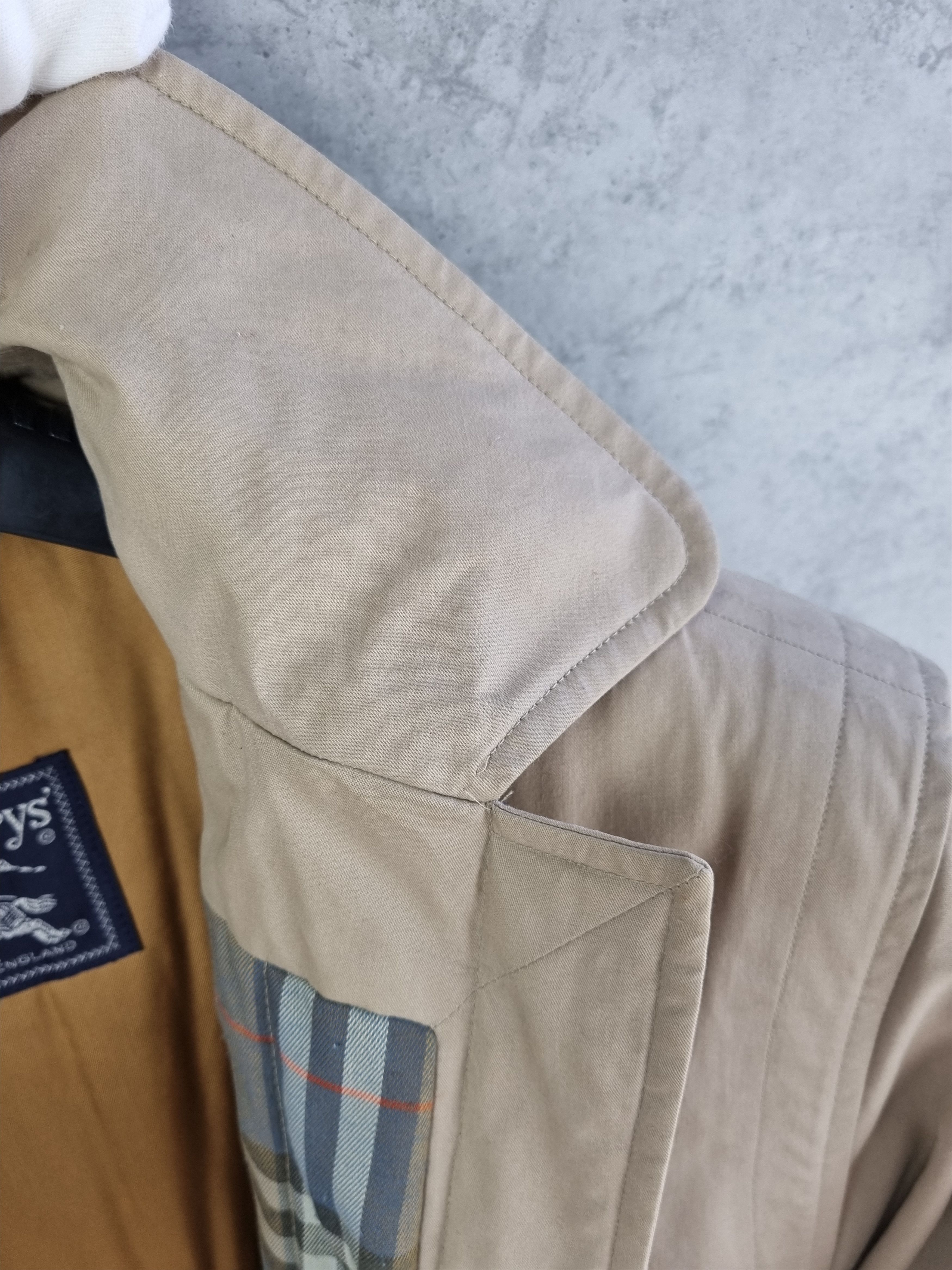 Burberry × Burberry Prorsum × Vintage 90s Burberrys London Duffle Coat Heavy Hooded Trench Size US XL / EU 56 / 4 - 13 Thumbnail