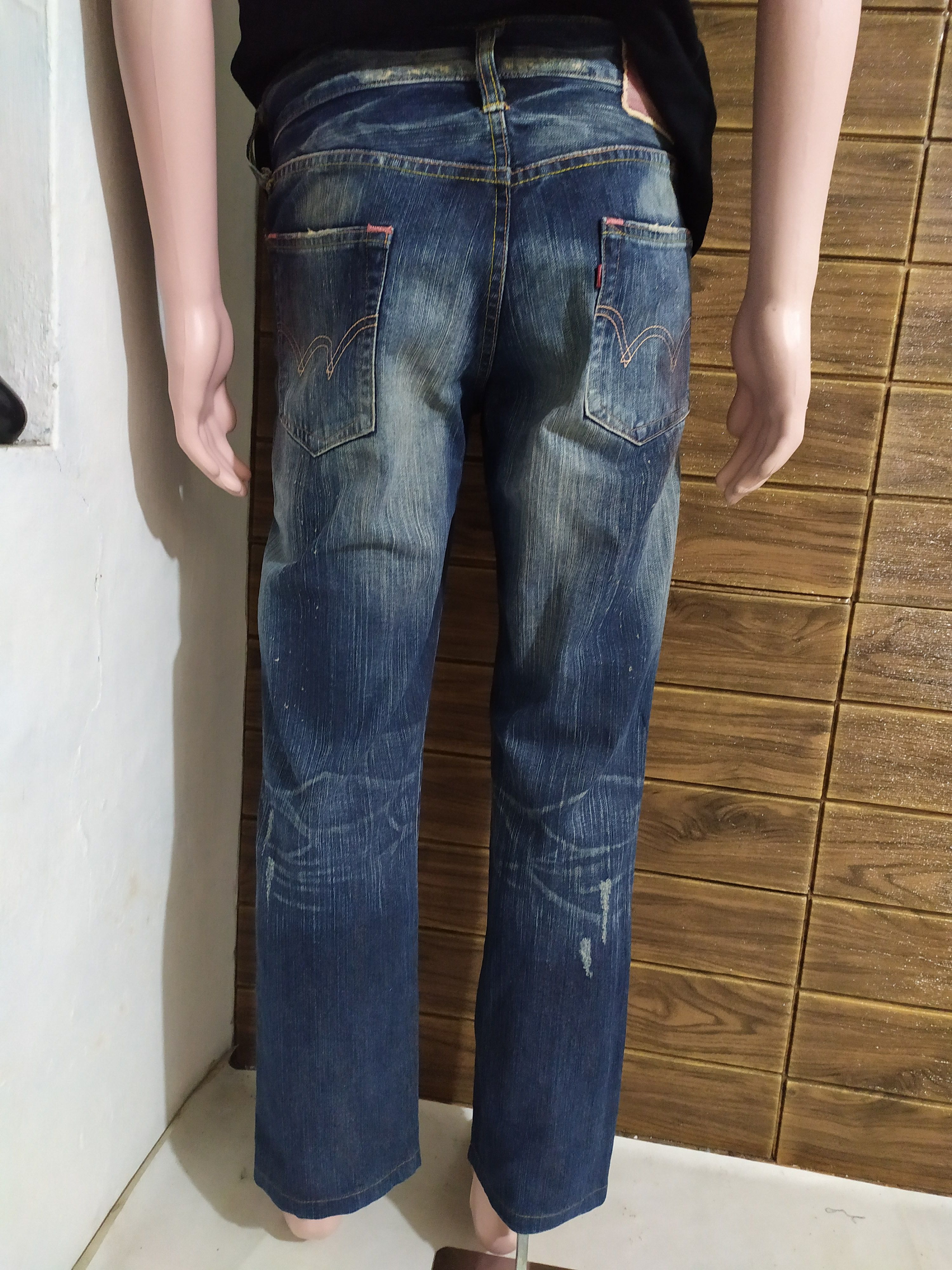 Edwin 🔥Edwin Skull Studded Distressed Denim Size US 30 / EU 46 - 2 Thumbnail