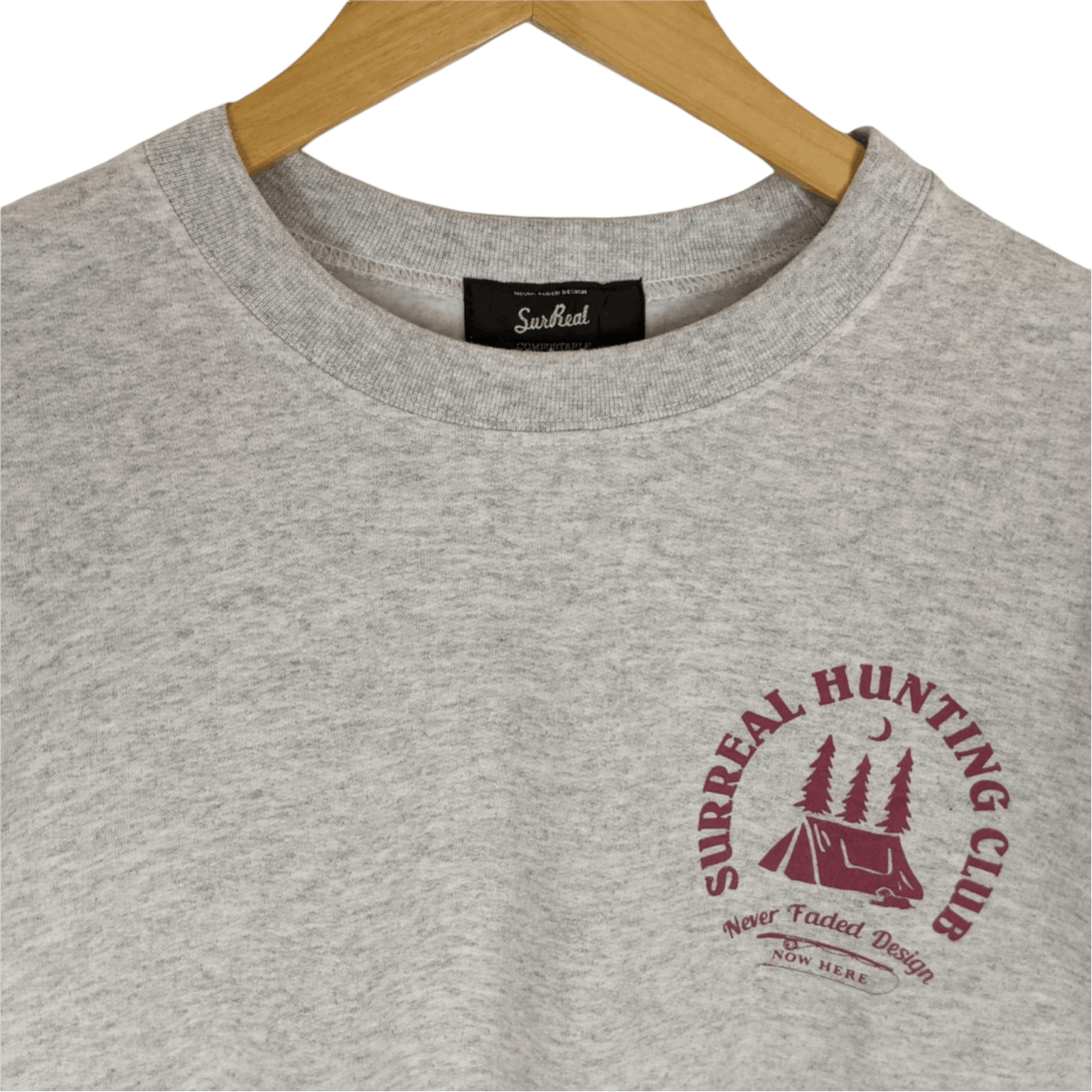 American Apparel × Japanese Brand SURREAL HUNTING CLUB Big Spell Out Jumper Sweatshirt Size US M / EU 48-50 / 2 - 3 Thumbnail