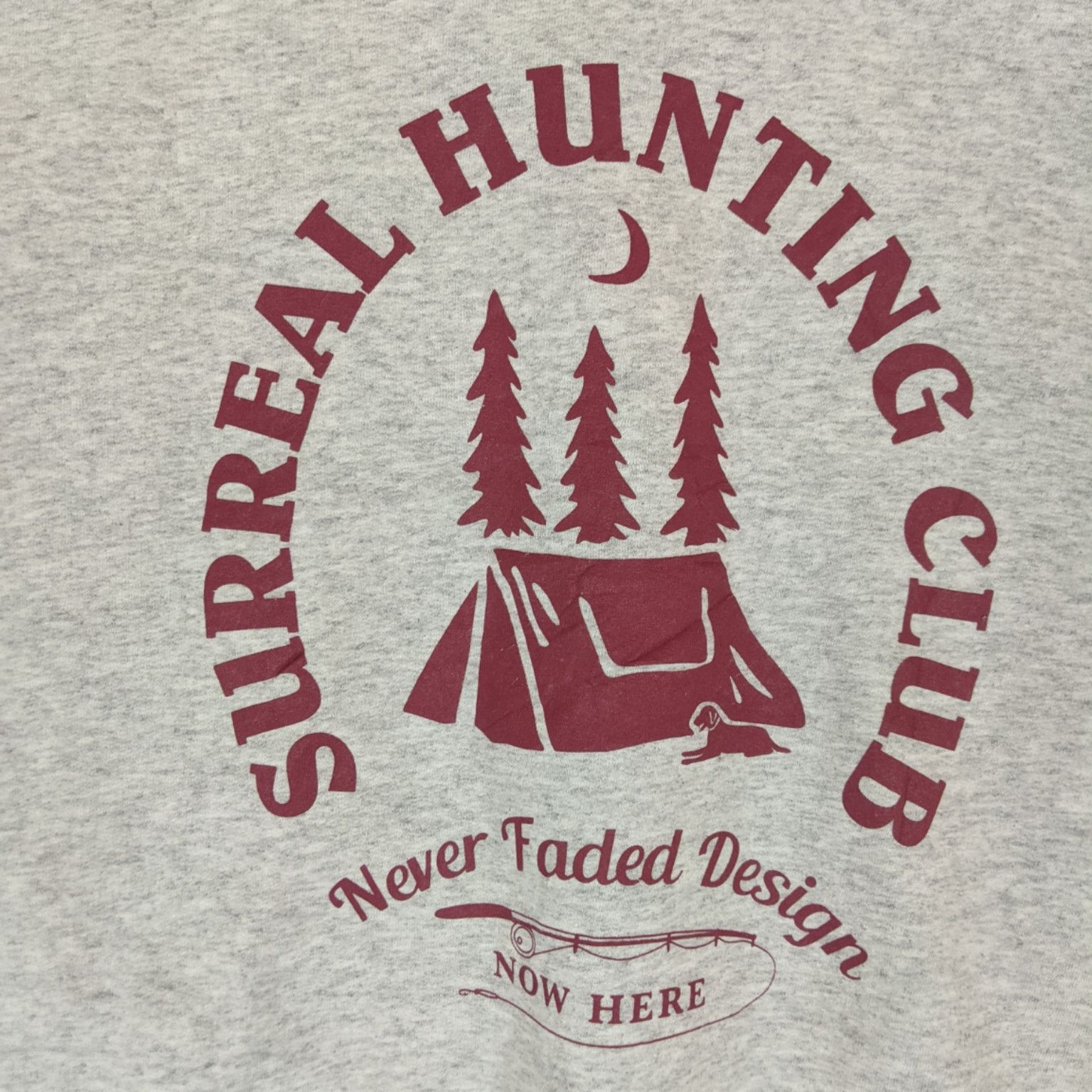 American Apparel × Japanese Brand SURREAL HUNTING CLUB Big Spell Out Jumper Sweatshirt Size US M / EU 48-50 / 2 - 6 Thumbnail