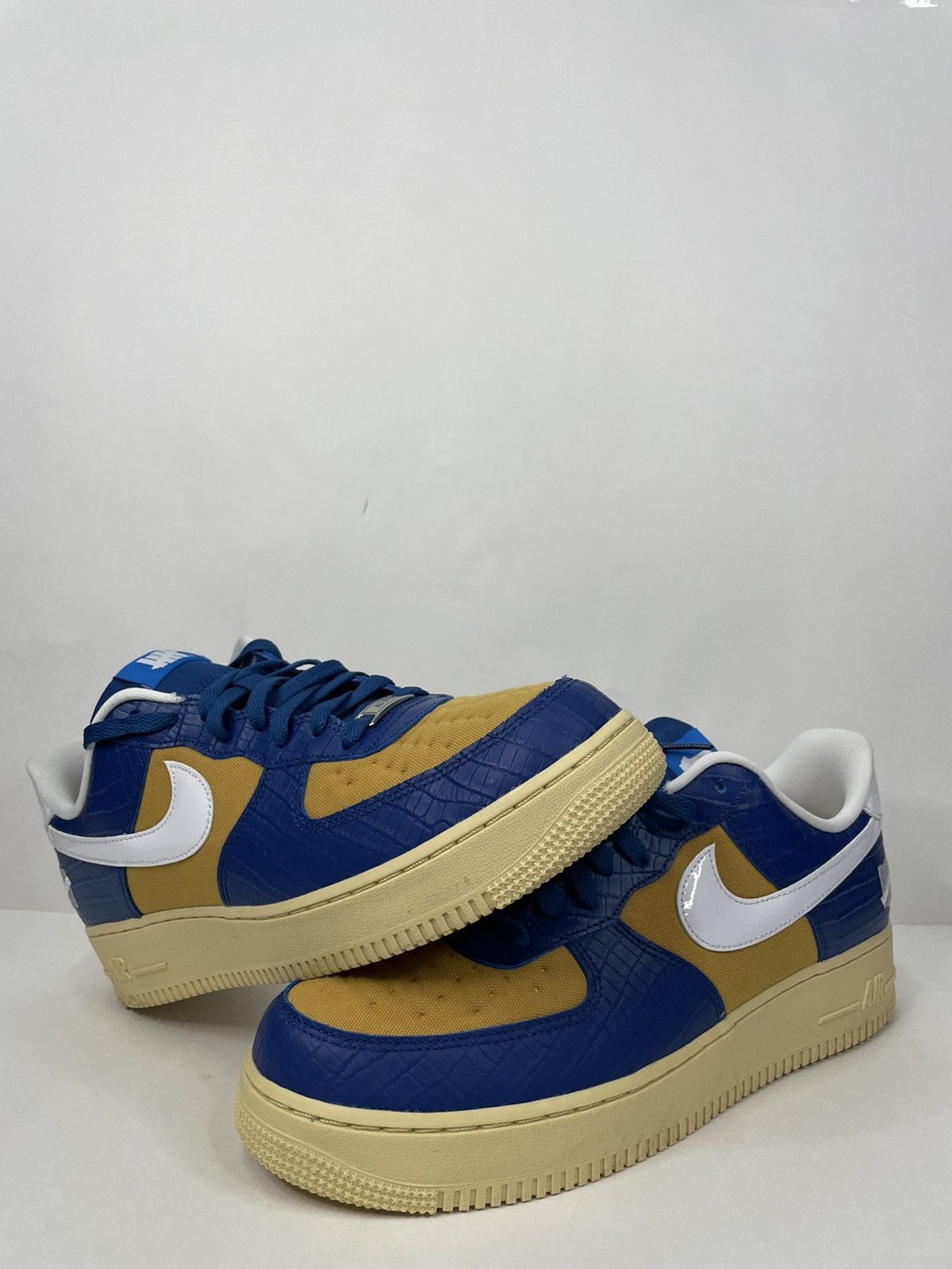 image of Nike x Undefeated Air Force 1 Low Undefeated Sp Dunk Vs Af1 Shoes in Blue, Men's (Size 10)