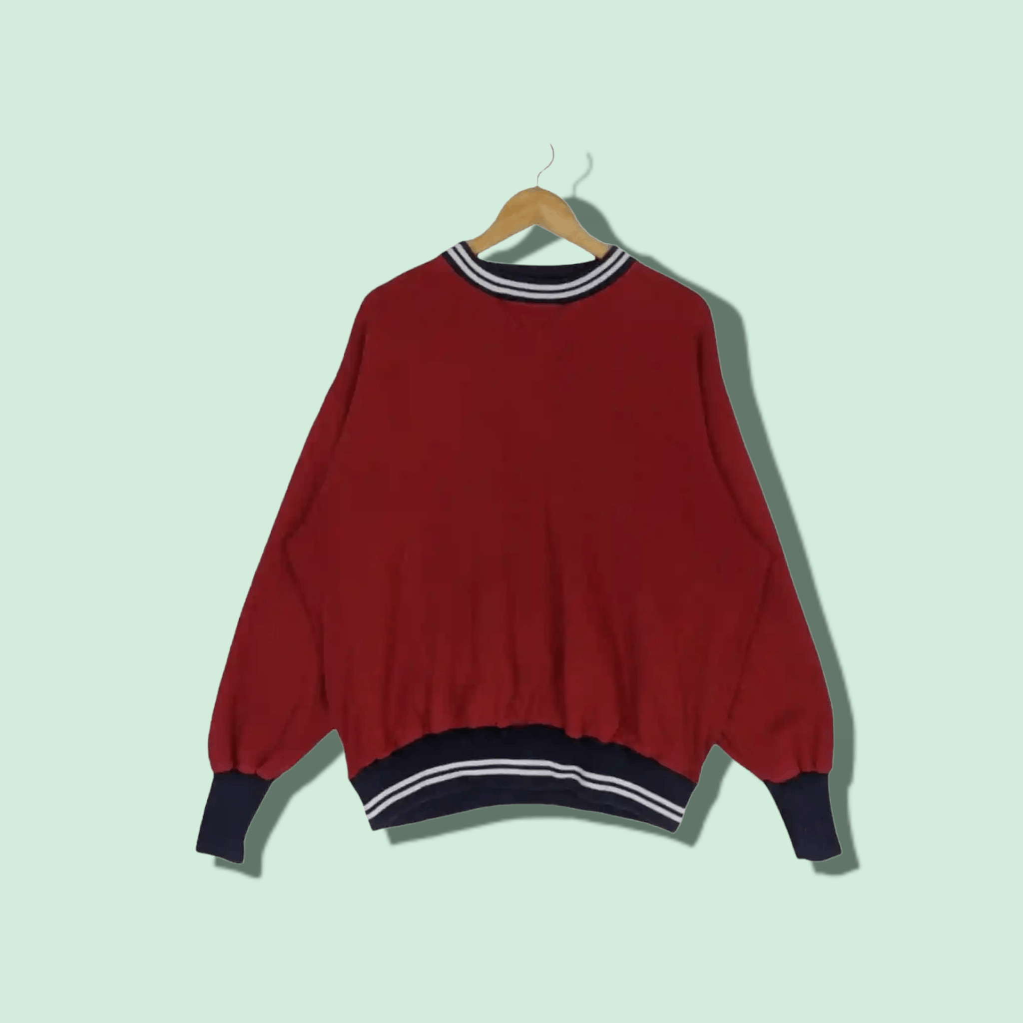 Japanese Brand × Vintage Japan STORMES STREET Plain Jumper Sweatshirt Size US XL / EU 56 / 4 - 1 Thumbnail