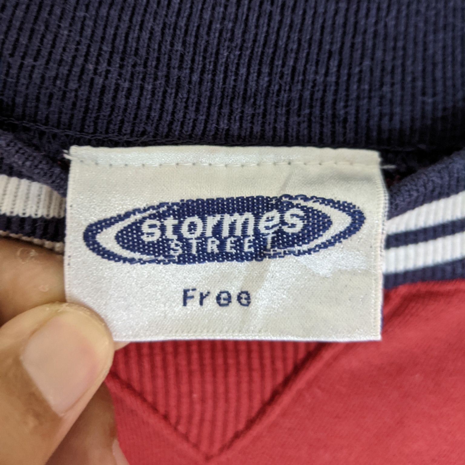 Japanese Brand × Vintage Japan STORMES STREET Plain Jumper Sweatshirt Size US XL / EU 56 / 4 - 8 Thumbnail