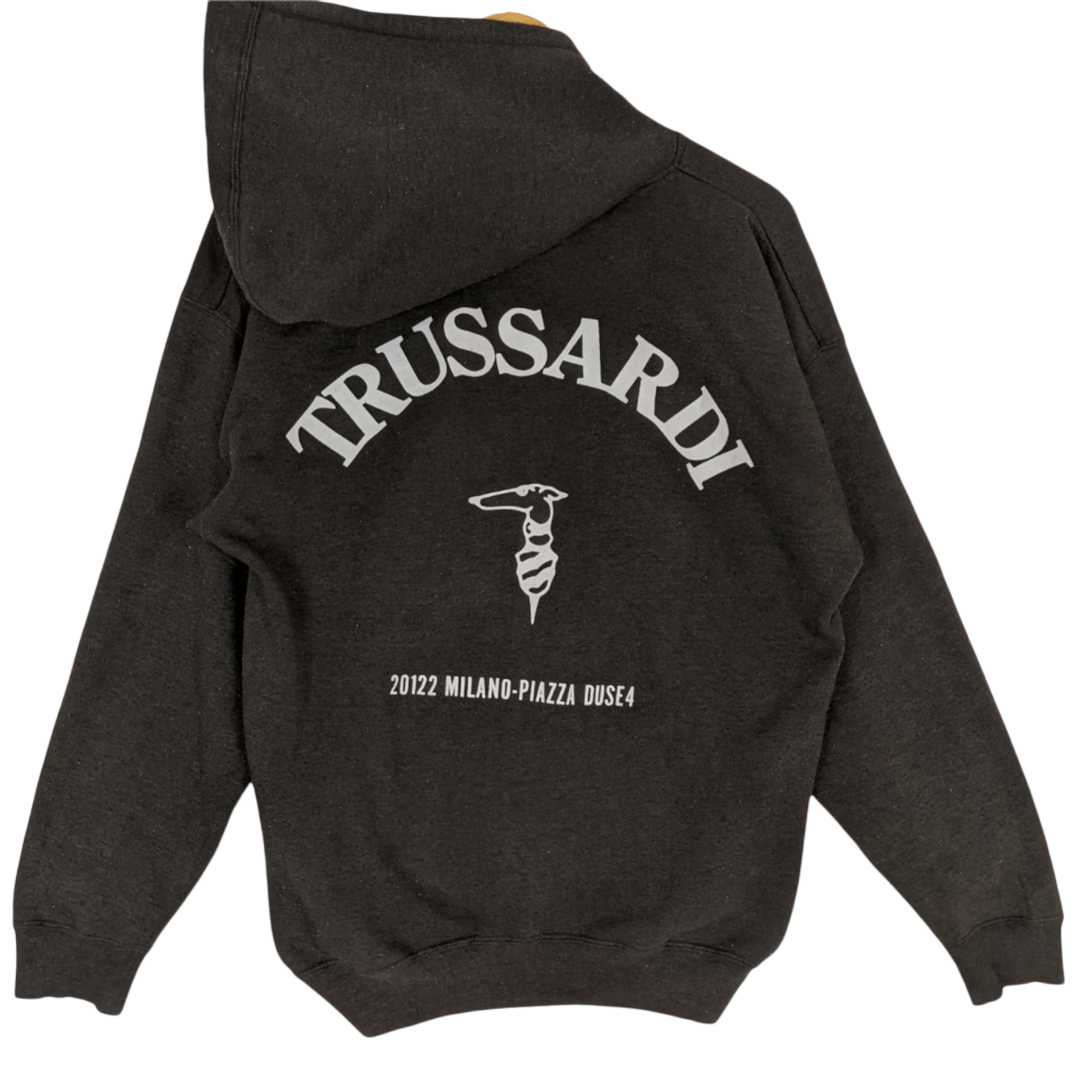 Trussardi TRUSSARDI Big Logo Spell Out Hoodie Size US M / EU 48-50 / 2 - 3 Thumbnail