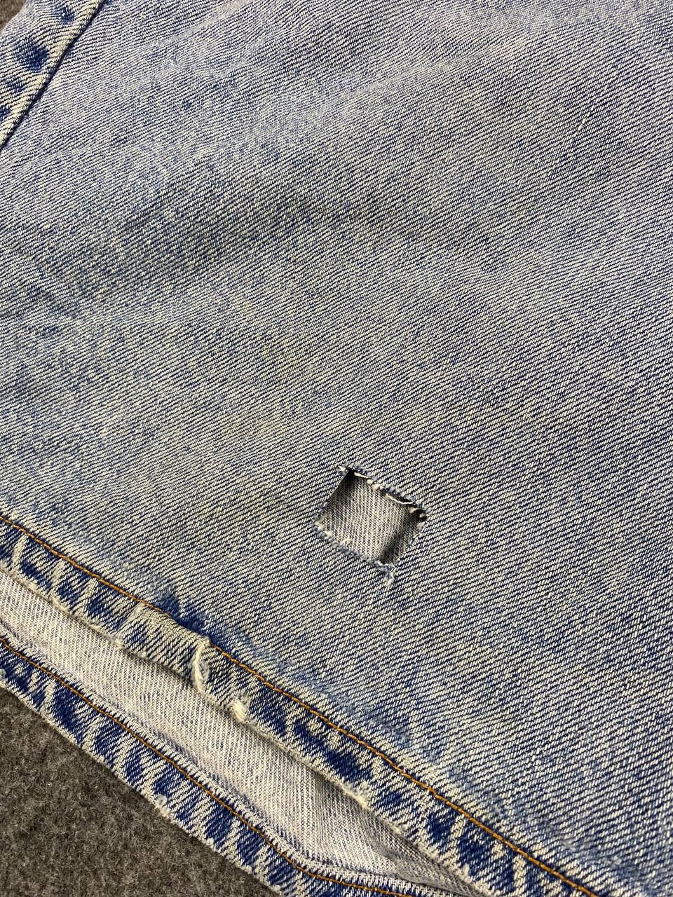 vintage levis 550 rework distressed short denim