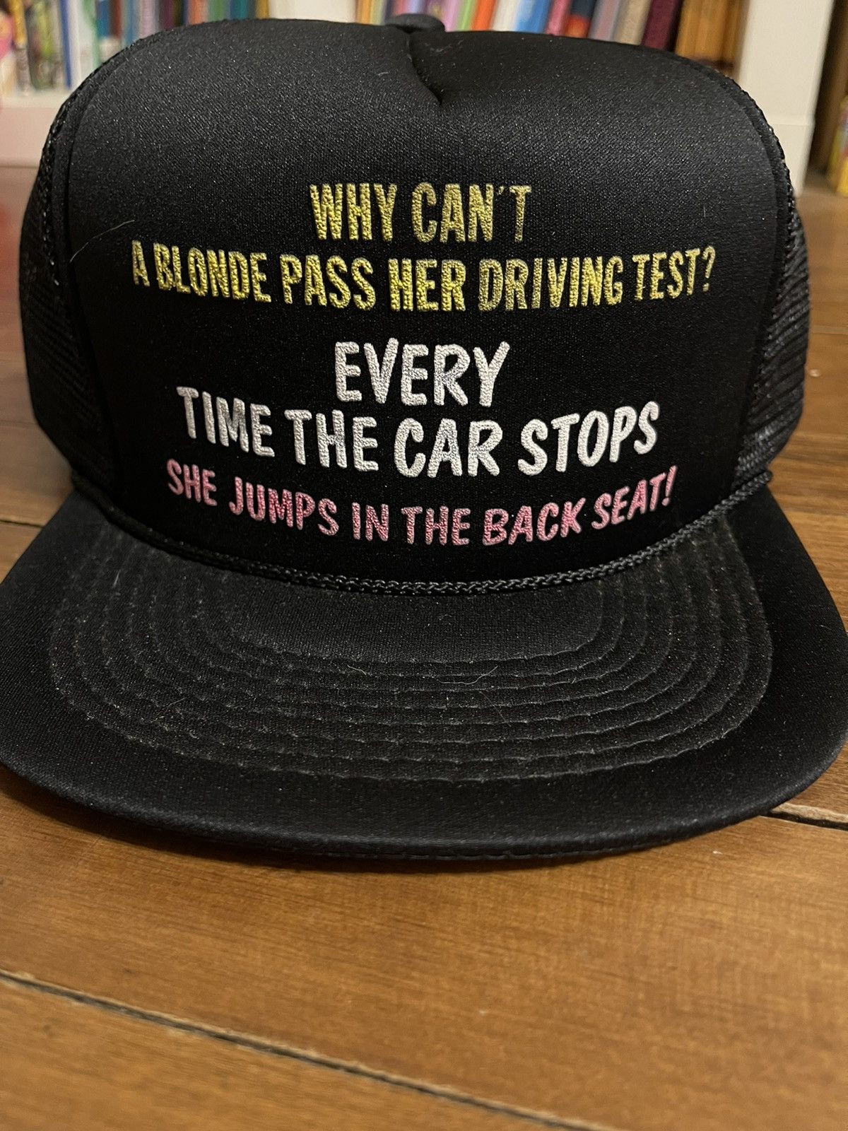 Vintage Vintage Funny Trucker Hat Cap SnapBack Mesh Humor Size ONE SIZE - 1 Thumbnail