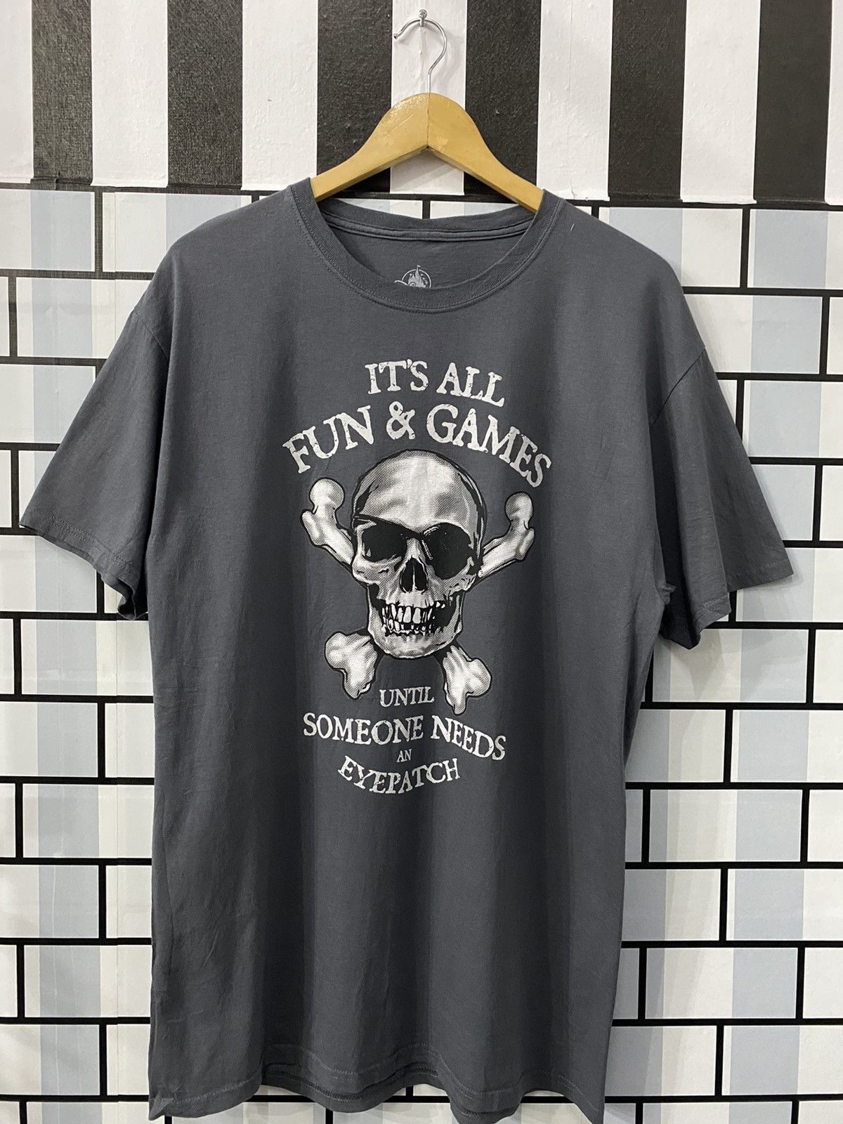Disney × Japanese Brand DISNEY ADULT TSHIRT-Pirate - Its All Fun & Games Size US M / EU 48-50 / 2 - 1 Thumbnail