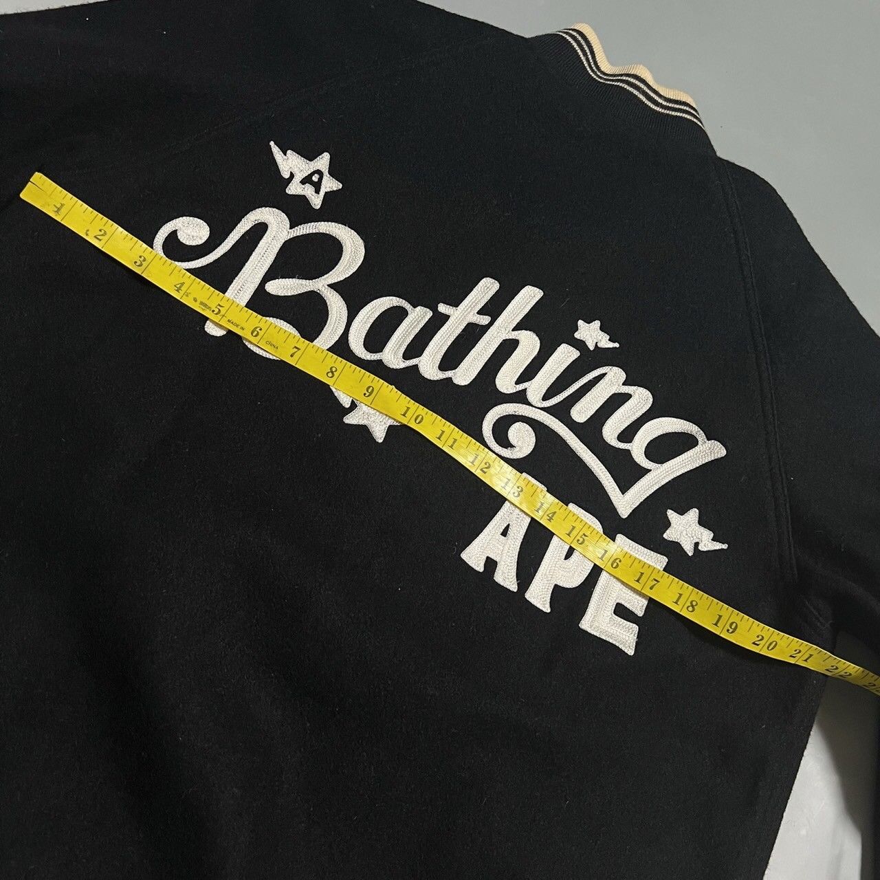 Bape BAPE Sta versity jacket black Size US M / EU 48-50 / 2 - 6 Thumbnail