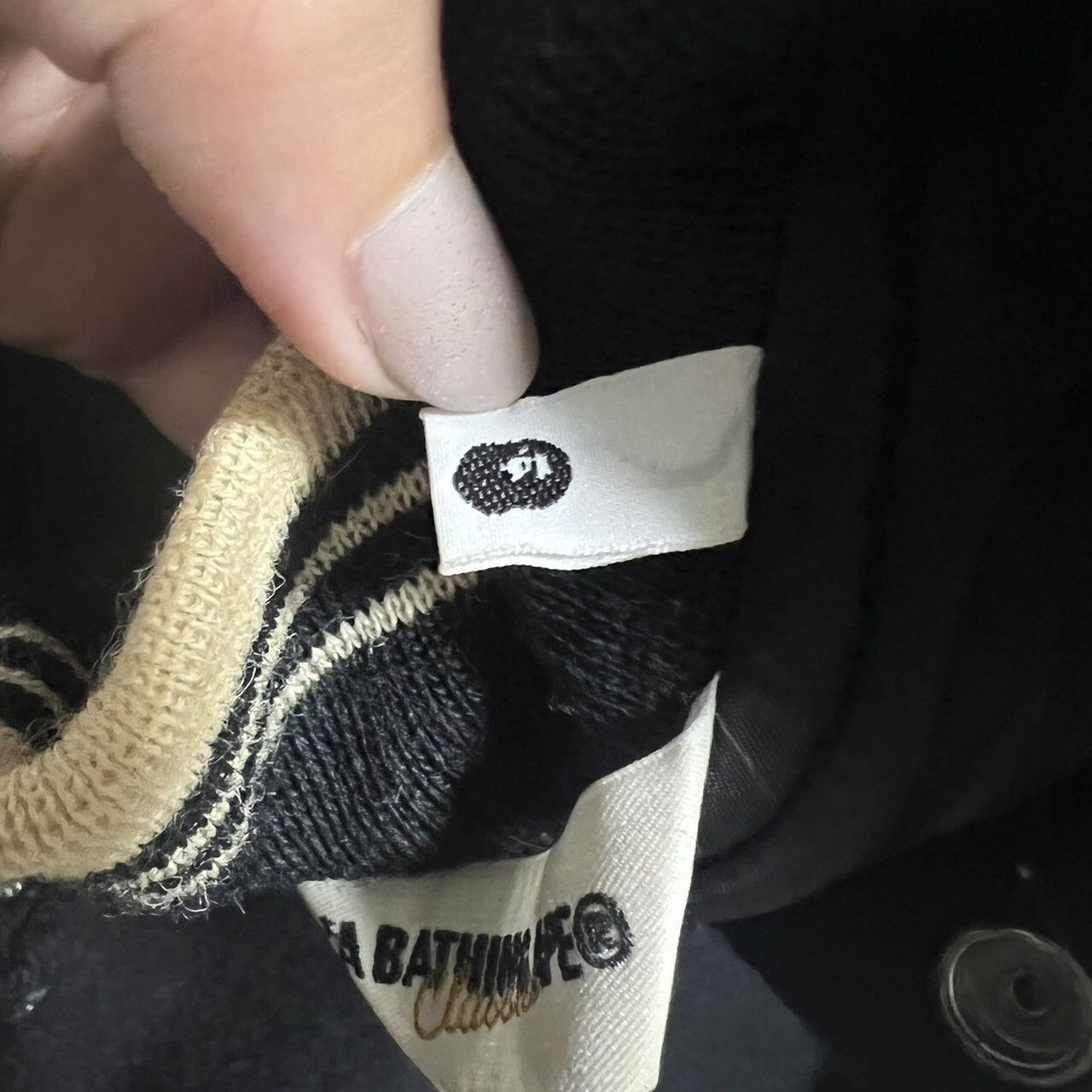 Bape BAPE Sta versity jacket black Size US M / EU 48-50 / 2 - 4 Thumbnail