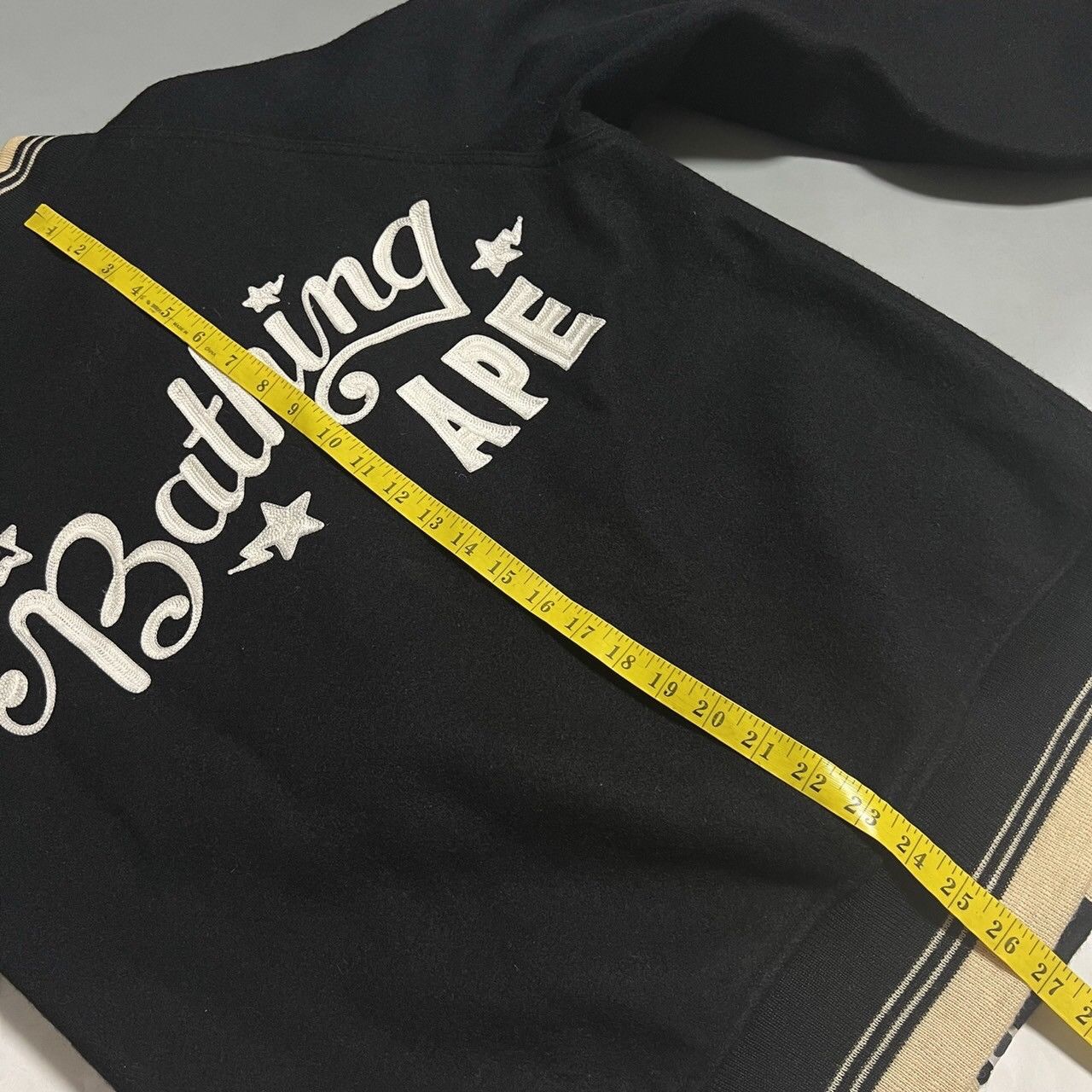 Bape BAPE Sta versity jacket black Size US M / EU 48-50 / 2 - 7 Thumbnail