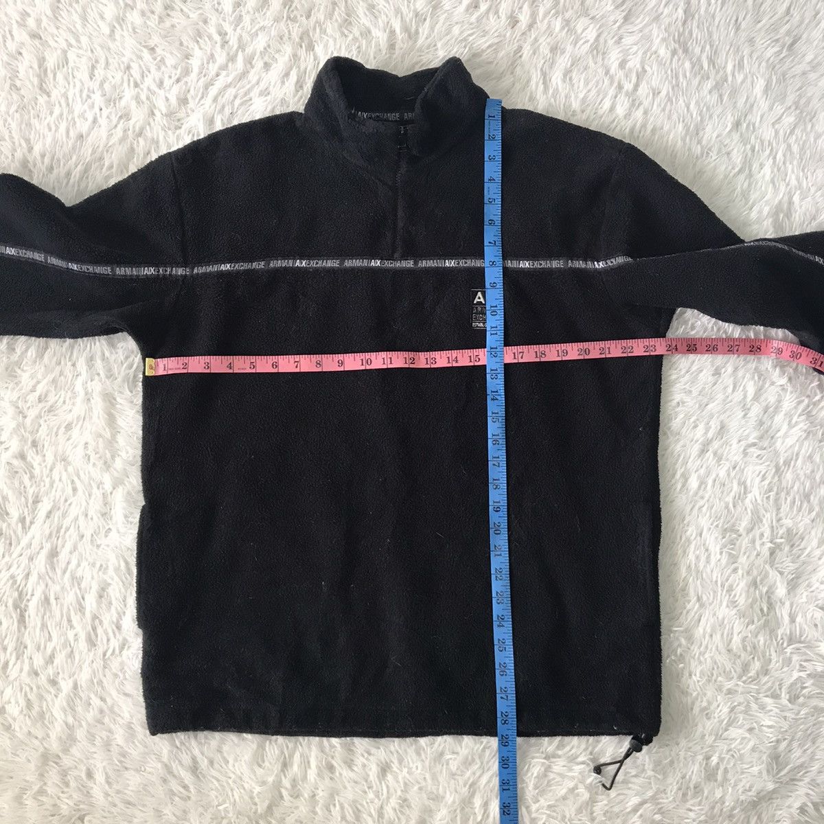 Armani Exchange Armani Exchange Tape Line Style Fleece Pullover Made in Usa Size US M / EU 48-50 / 2 - 14 Thumbnail