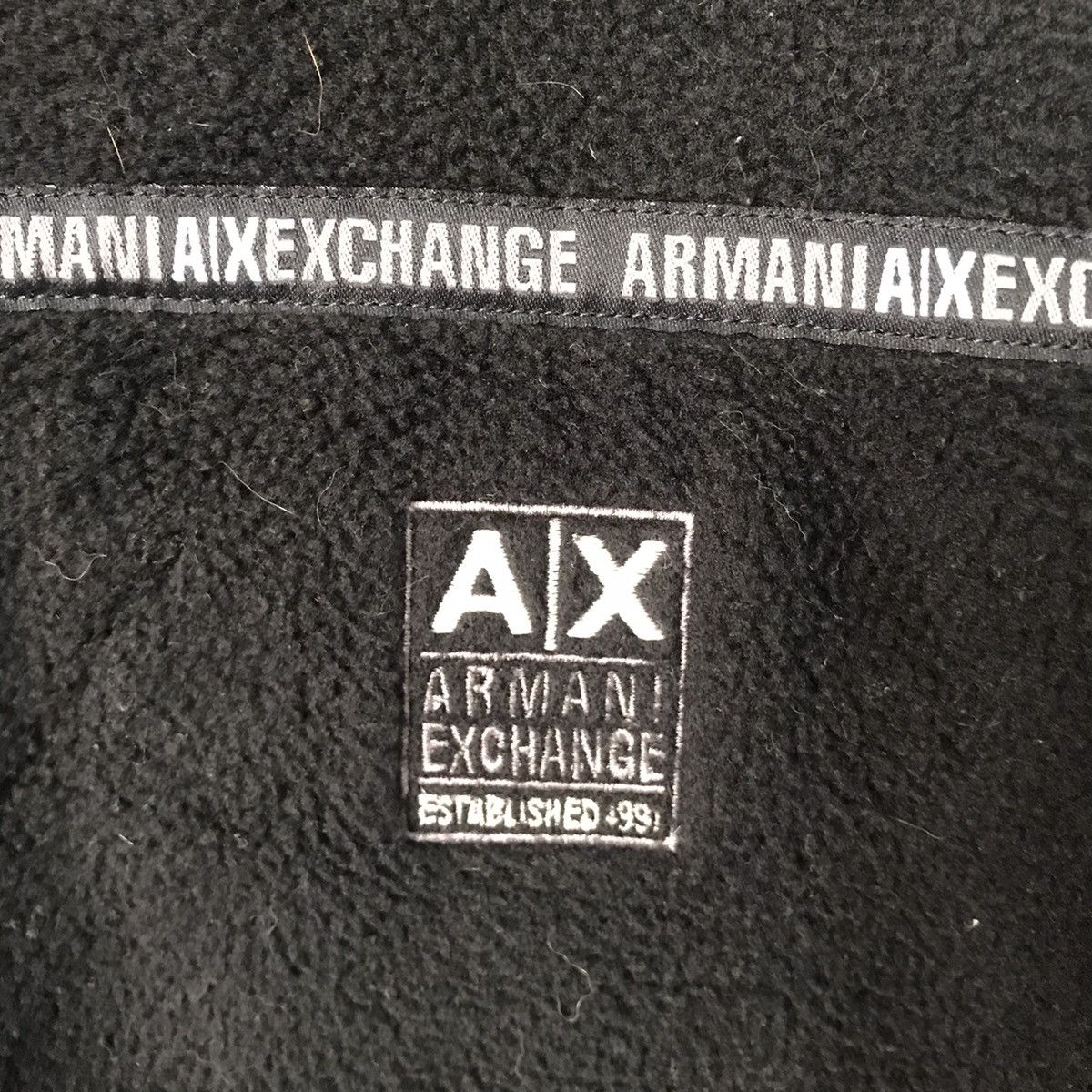 Armani Exchange Armani Exchange Tape Line Style Fleece Pullover Made in Usa Size US M / EU 48-50 / 2 - 7 Thumbnail