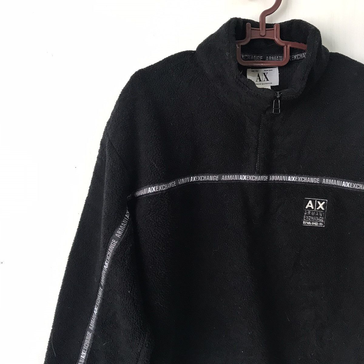 Armani Exchange Armani Exchange Tape Line Style Fleece Pullover Made in Usa Size US M / EU 48-50 / 2 - 3 Thumbnail