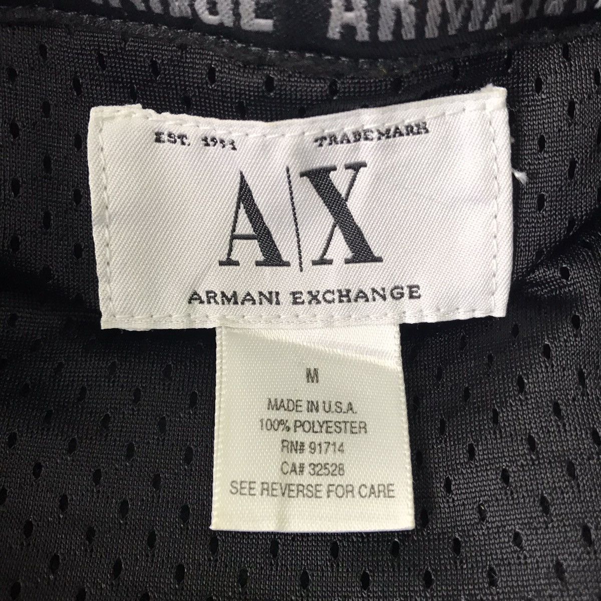 Armani Exchange Armani Exchange Tape Line Style Fleece Pullover Made in Usa Size US M / EU 48-50 / 2 - 17 Thumbnail
