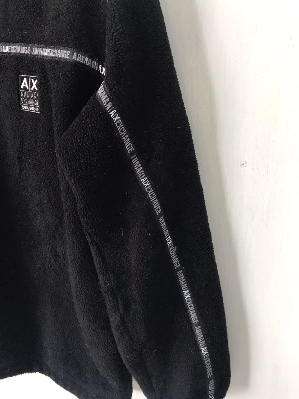 Armani Exchange Armani Exchange Tape Line Style Fleece Pullover Made in Usa Size US M / EU 48-50 / 2 - 8 Thumbnail