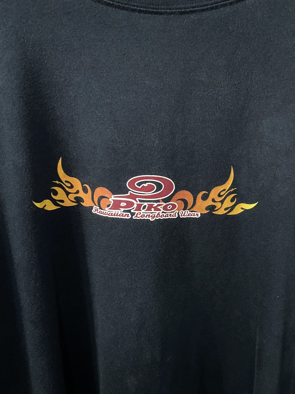 Japanese Brand PIKO🔥Fire🔥Hawaiian Tatoo Design Surf Shirt Size US L / EU 52-54 / 3 - 5 Thumbnail