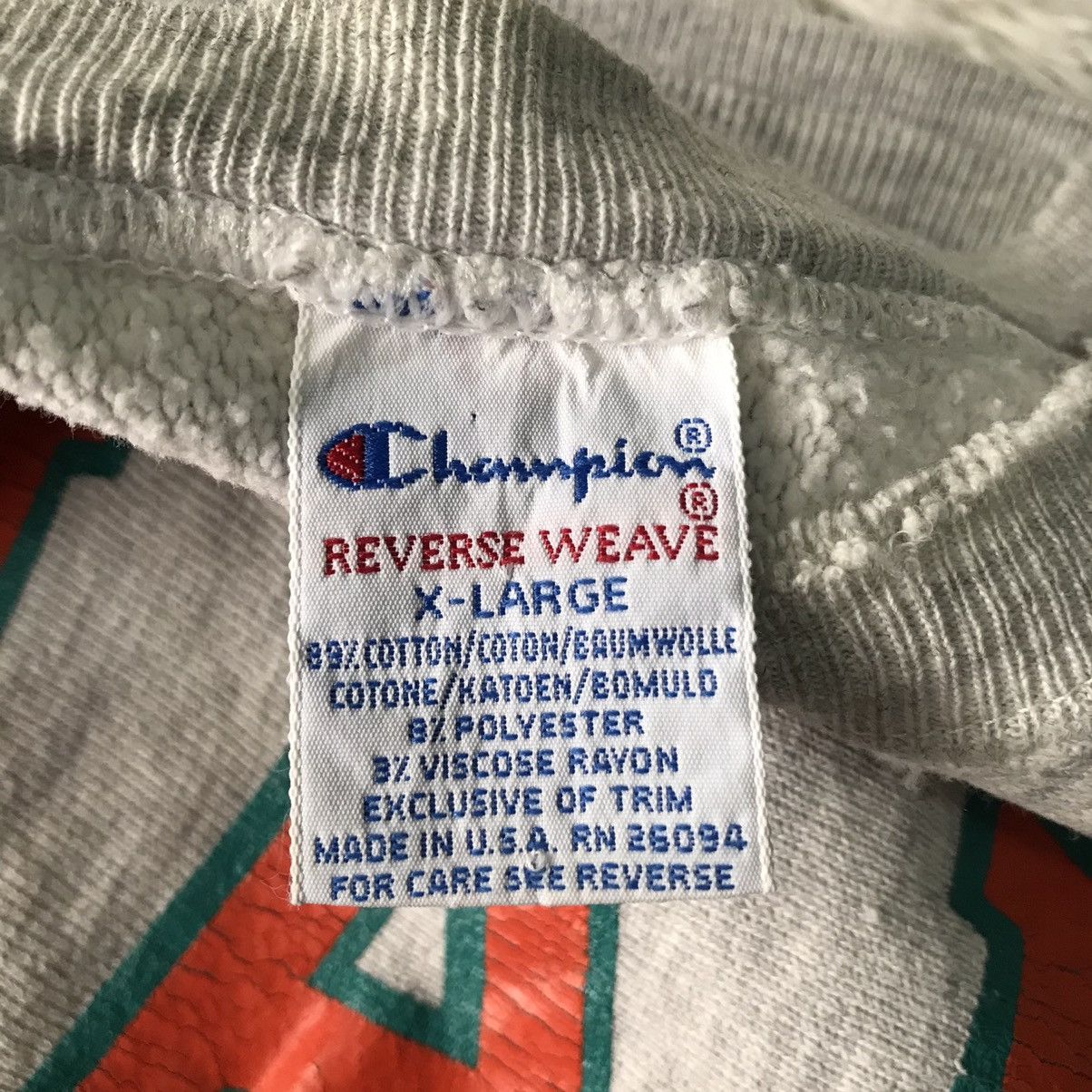 Champion Vtg 90s Champion Reverse Weave Miami Dolphins Sweatshirt Size US XL / EU 56 / 4 - 19 Thumbnail