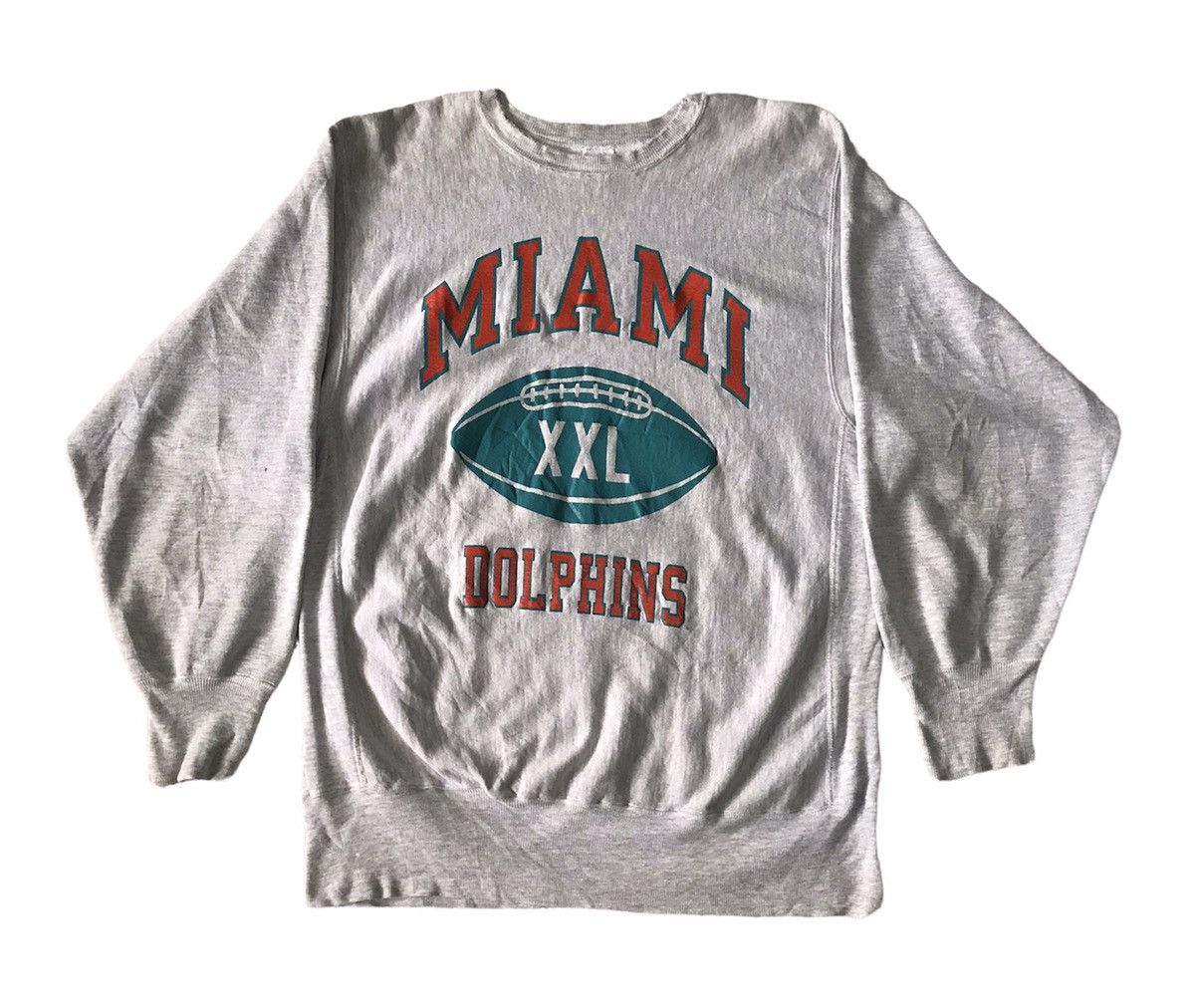Champion Vtg 90s Champion Reverse Weave Miami Dolphins Sweatshirt Size US XL / EU 56 / 4 - 1 Thumbnail