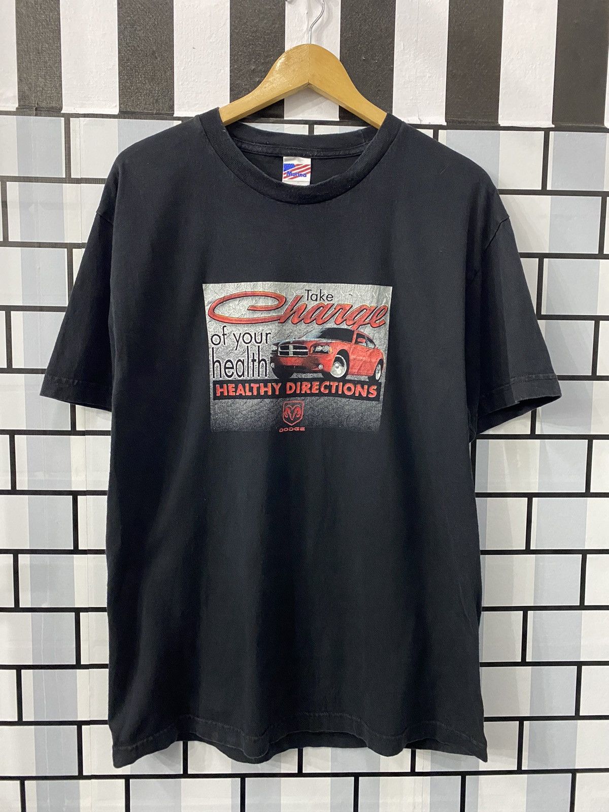 NASCAR × Vintage Vintage Dodge Take Charge of Your Healthy Direction shirts Size US L / EU 52-54 / 3 - 1 Thumbnail