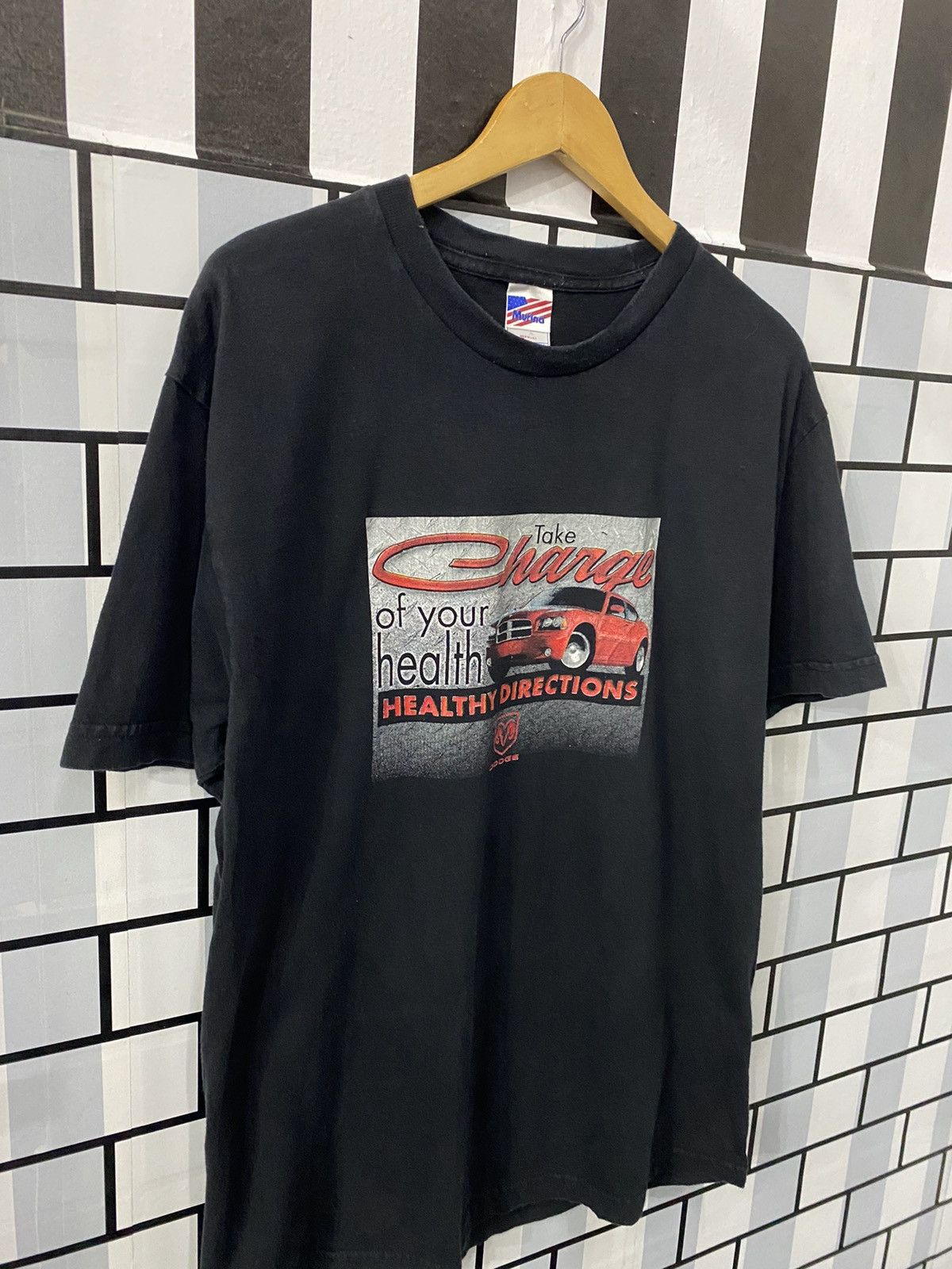 NASCAR × Vintage Vintage Dodge Take Charge of Your Healthy Direction shirts Size US L / EU 52-54 / 3 - 4 Thumbnail