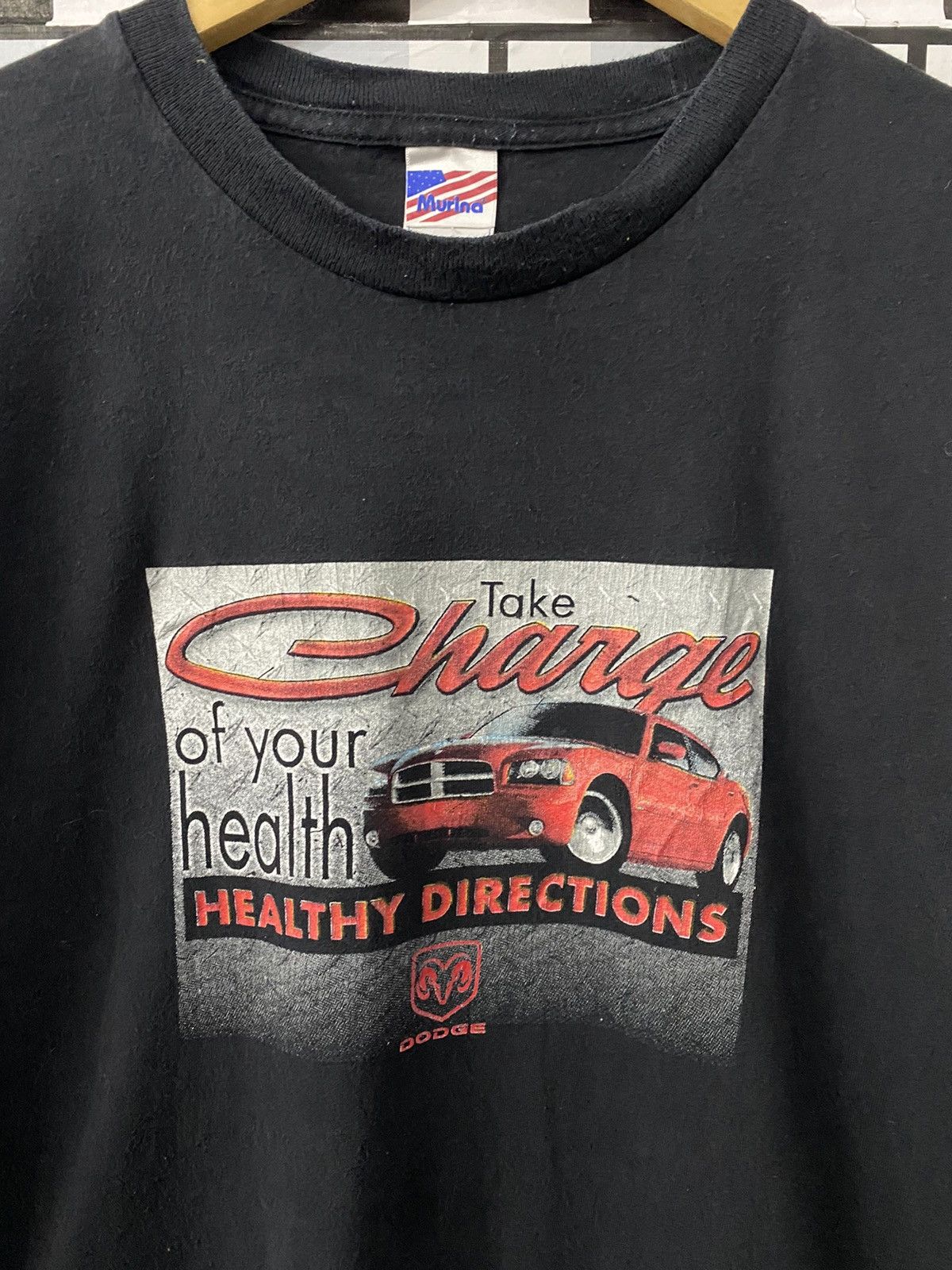 NASCAR × Vintage Vintage Dodge Take Charge of Your Healthy Direction shirts Size US L / EU 52-54 / 3 - 3 Thumbnail