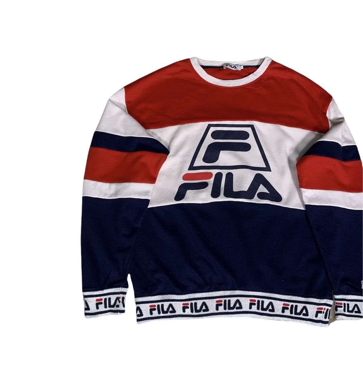 Fila × Vintage Rare Vintage Fila Sweatshirt Multicolour Size US M / EU 48-50 / 2 - 3 Thumbnail
