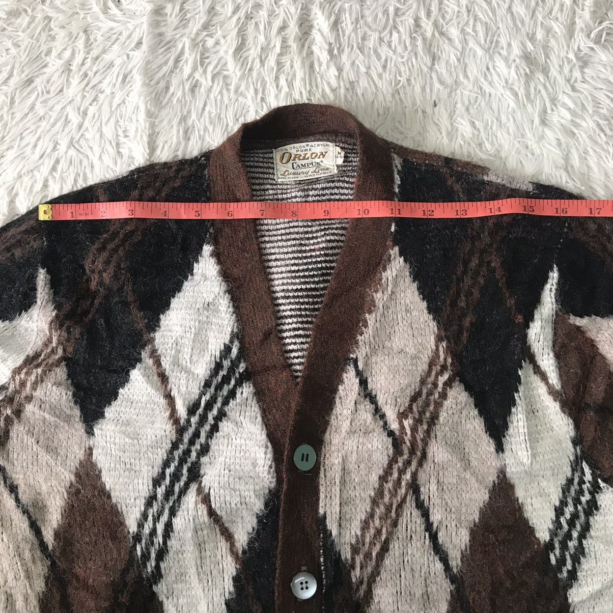 Vintage Vtg Orlon Campus Luxury Line Cardigan Made in Usa Size US M / EU 48-50 / 2 - 13 Thumbnail