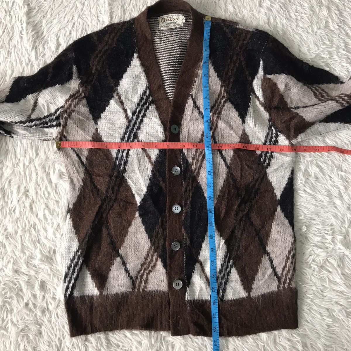 Vintage Vtg Orlon Campus Luxury Line Cardigan Made in Usa Size US M / EU 48-50 / 2 - 12 Thumbnail