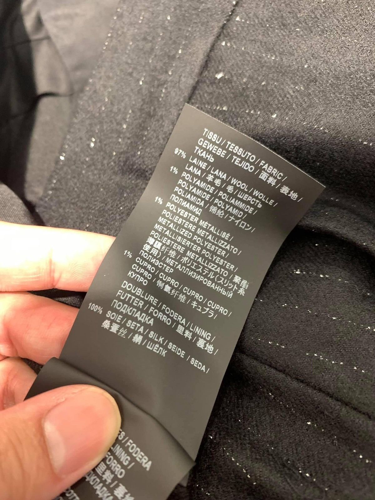 Saint Laurent Paris 19FW Metallic Pinstripes Suit (jacket + pants sz44) Size 44S - 16 Thumbnail