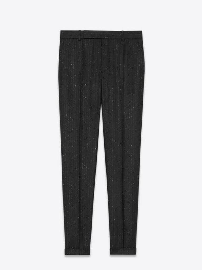 Saint Laurent Paris 19FW Metallic Pinstripes Suit (jacket + pants sz44) Size 44S - 21 Thumbnail