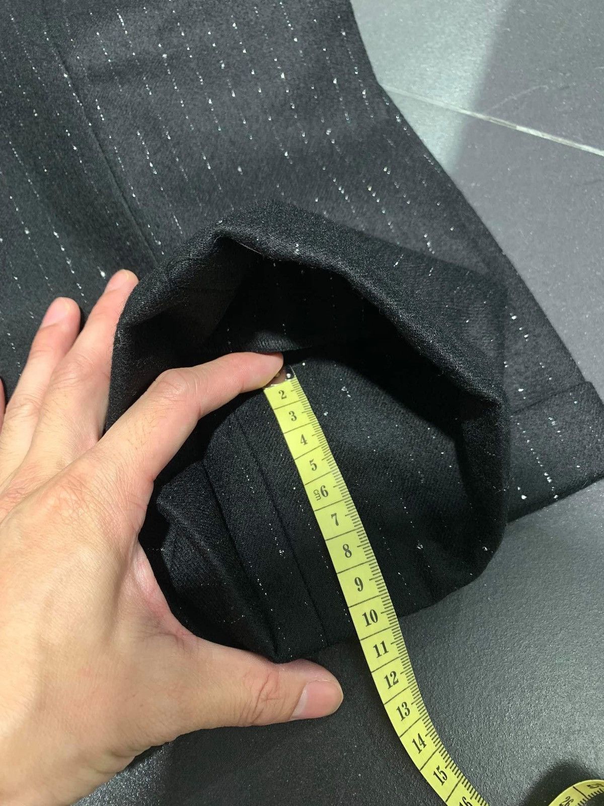 Saint Laurent Paris 19FW Metallic Pinstripes Suit (jacket + pants sz44) Size 44S - 15 Thumbnail