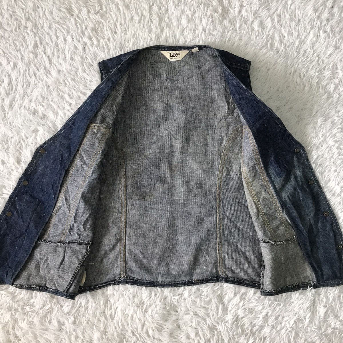 Lee Lee Denim Vest Made in Usa Size US M / EU 48-50 / 2 - 15 Thumbnail