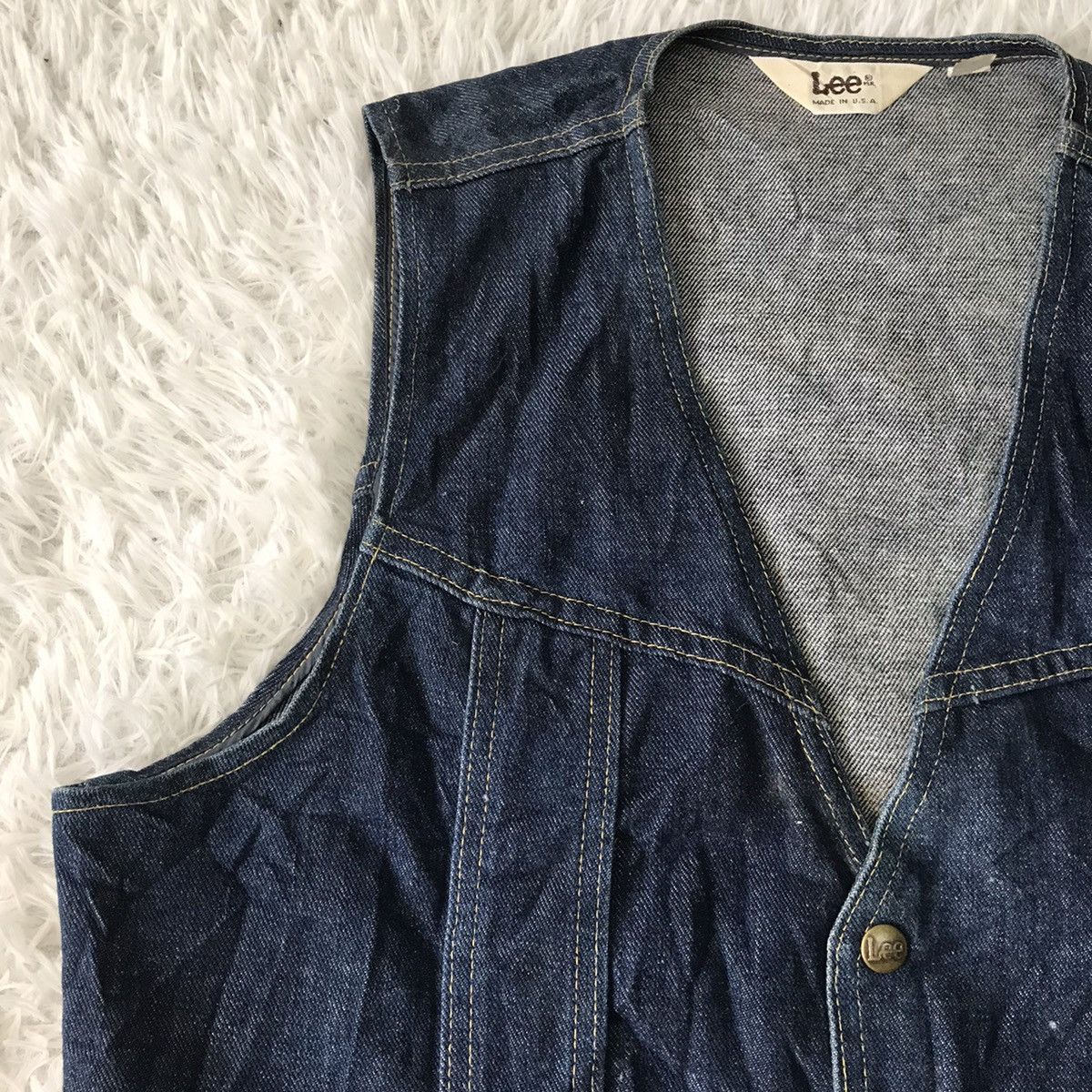 Lee Lee Denim Vest Made in Usa Size US M / EU 48-50 / 2 - 6 Thumbnail