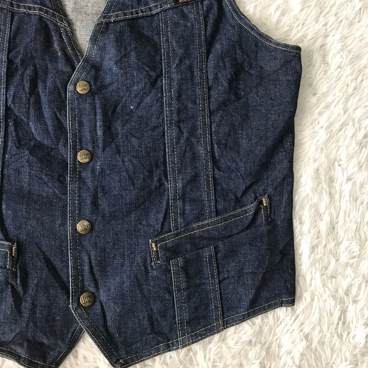 Lee Lee Denim Vest Made in Usa Size US M / EU 48-50 / 2 - 4 Thumbnail