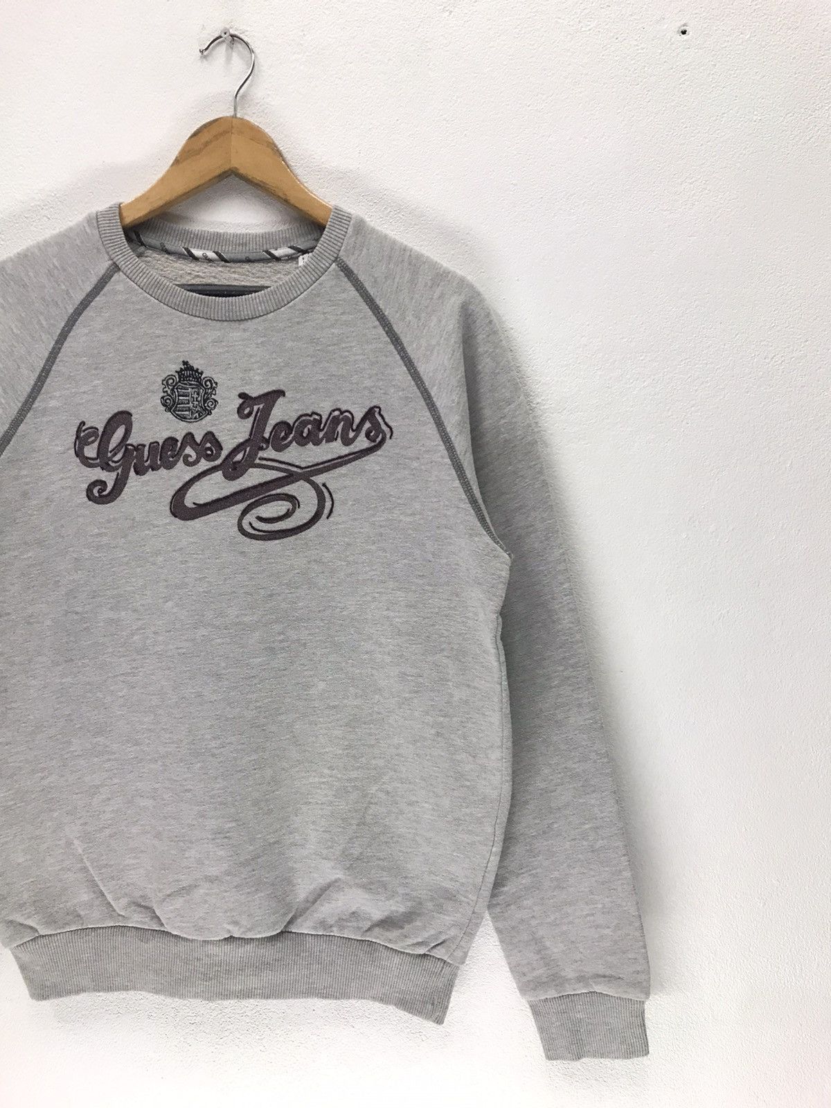 Georges Marciano × Guess Vintage Guess Jeans Big Logo Sweatshirt Size US S / EU 44-46 / 1 - 4 Thumbnail
